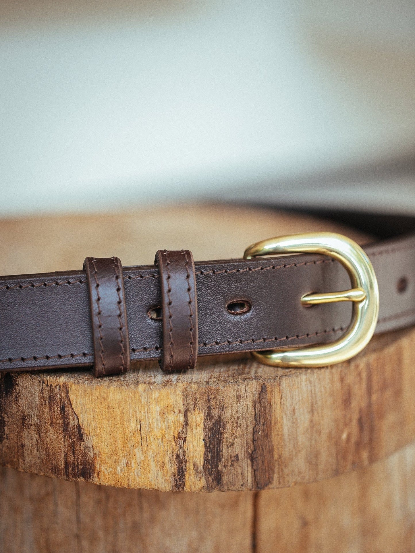The Real McCaul Leathergoods Belts Savvy Narrow Dress Belt 32mm - Dark Brown Australian Made Australian Owned Australian Made Solid Leather Full Grain Dress Belt- Black