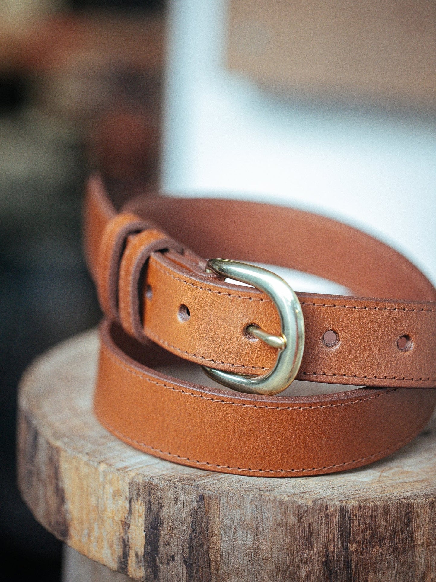 The Real McCaul Leathergoods Belts Savvy Narrow Dress Belt 32mm - Tan Australian Made Australian Owned Australian Made Solid Leather Full Grain Dress Belt- Black
