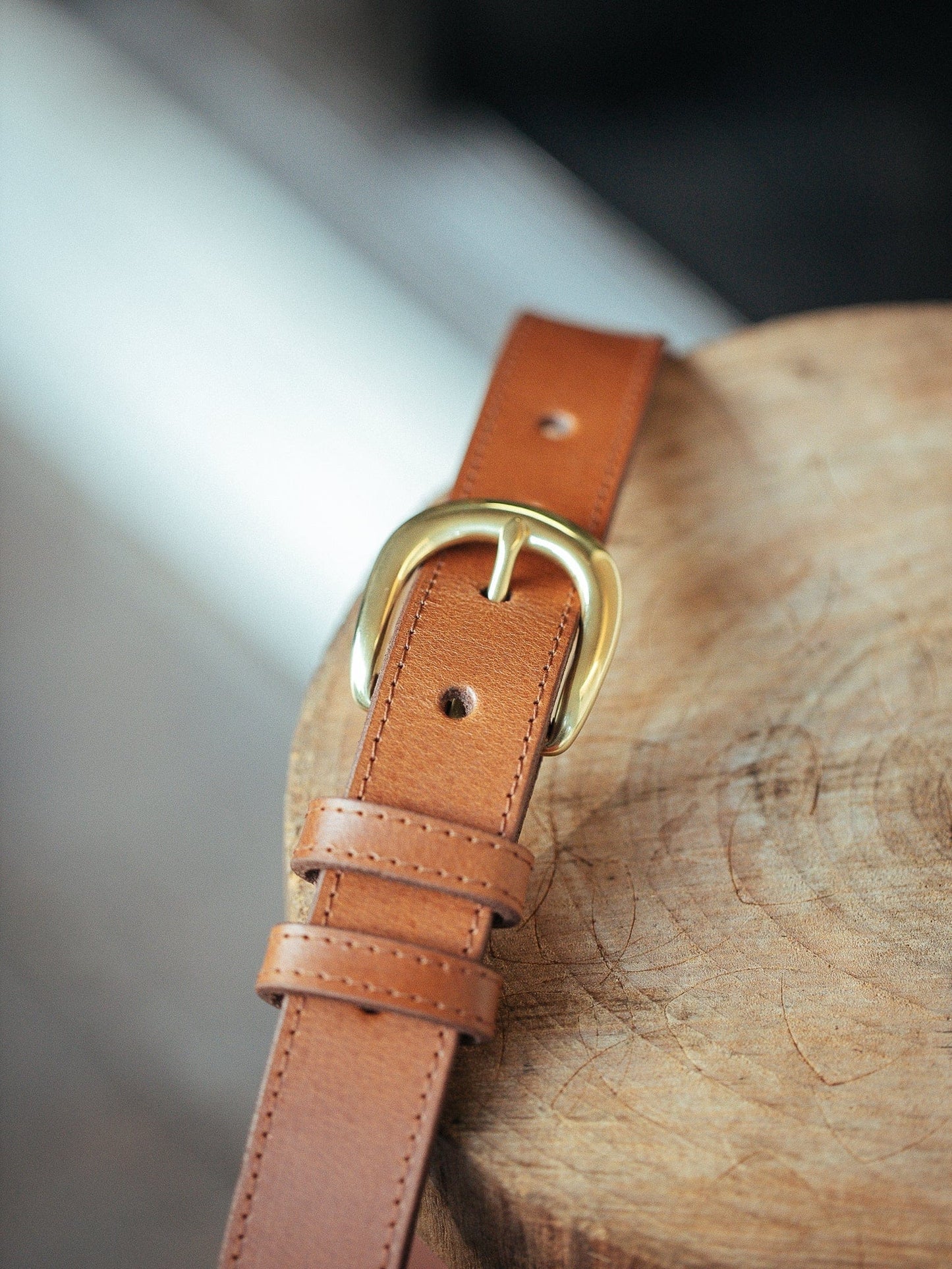 The Real McCaul Leathergoods Belts Savvy Narrow Dress Belt 32mm - Tan Australian Made Australian Owned Australian Made Solid Leather Full Grain Dress Belt- Black