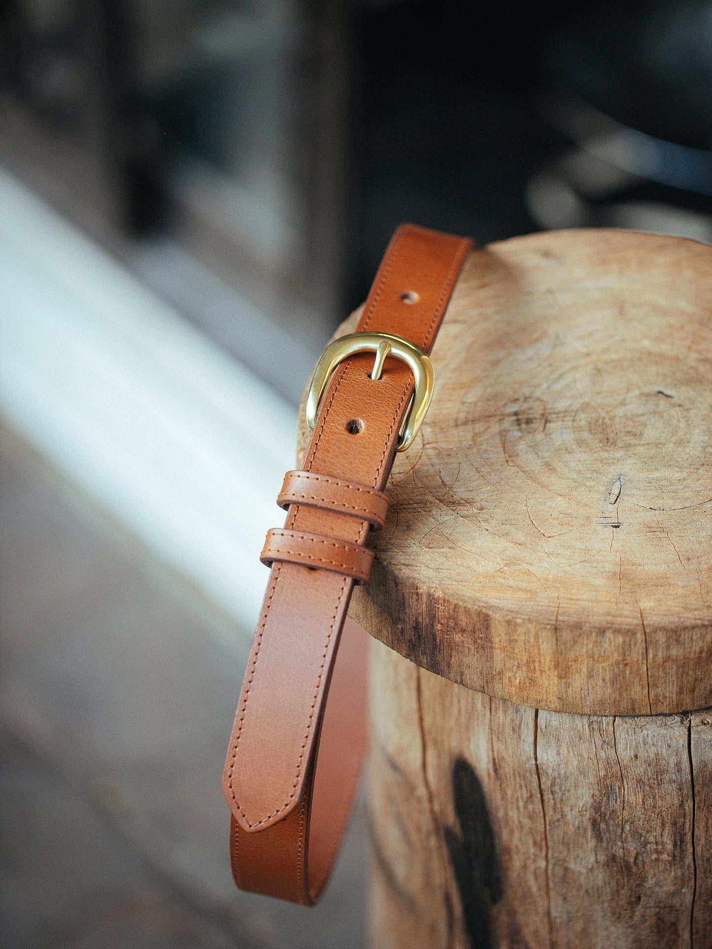 The Real McCaul Leathergoods Belts Savvy Narrow Dress Belt 32mm - Tan Australian Made Australian Owned Australian Made Solid Leather Full Grain Dress Belt- Black