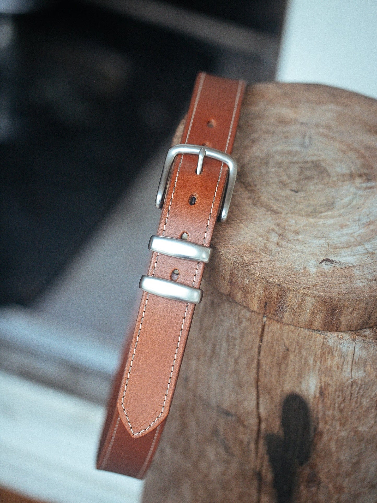 The Real McCaul Leathergoods Belts Silver / 28" (71cm) Rancher Belt 38mm - Tan Australian Made Australian Owned Australian Made Solid Leather Full Grain Rancher Belt- Black