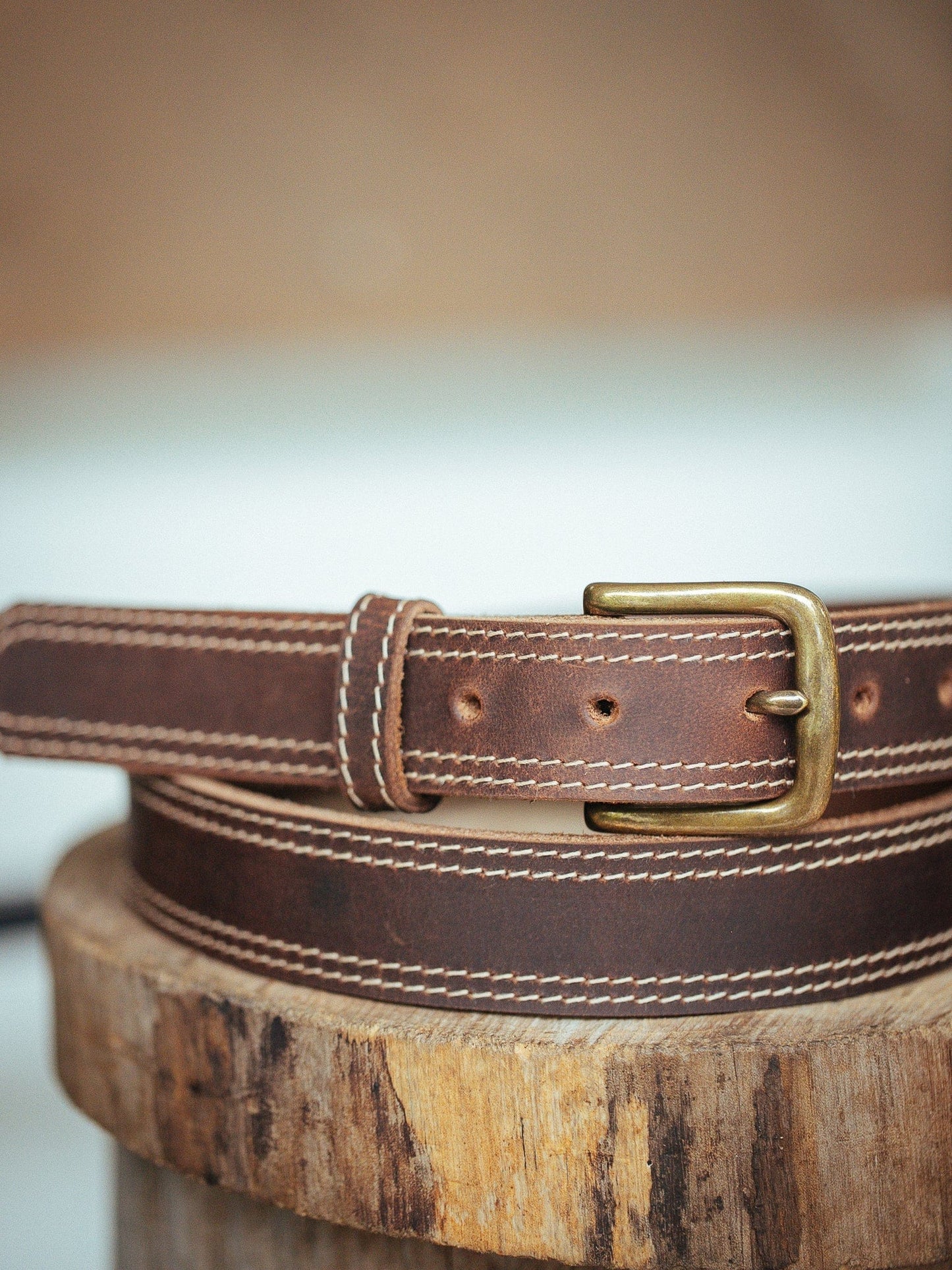 The Real McCaul Leathergoods Belts The Frank Heritage Belt - 32mm Australian Made Australian Owned Australian Made Solid Leather Full Grain Dress Belt- Black