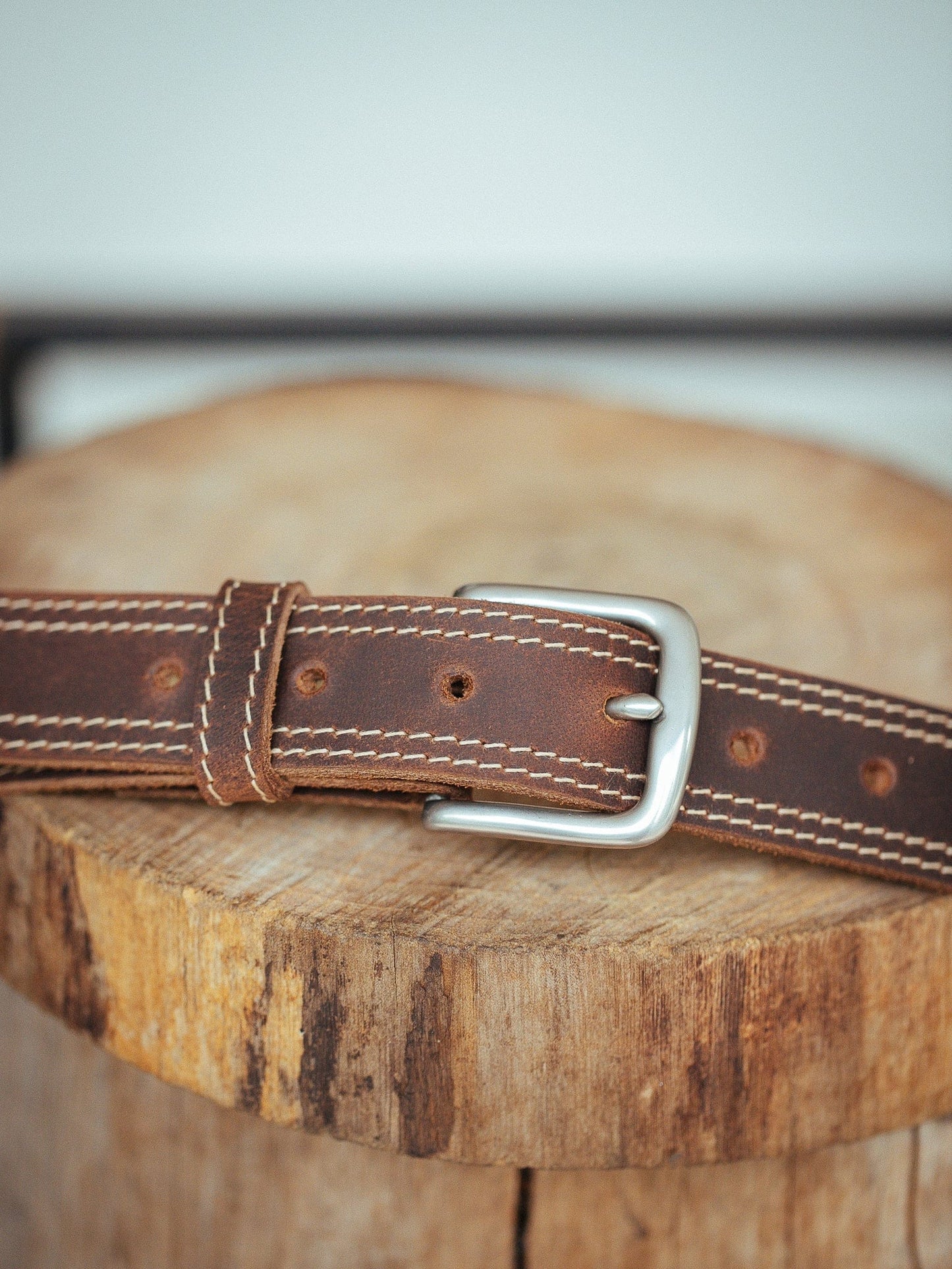 The Real McCaul Leathergoods Belts The Frank Heritage Belt - 32mm Australian Made Australian Owned Australian Made Solid Leather Full Grain Dress Belt- Black