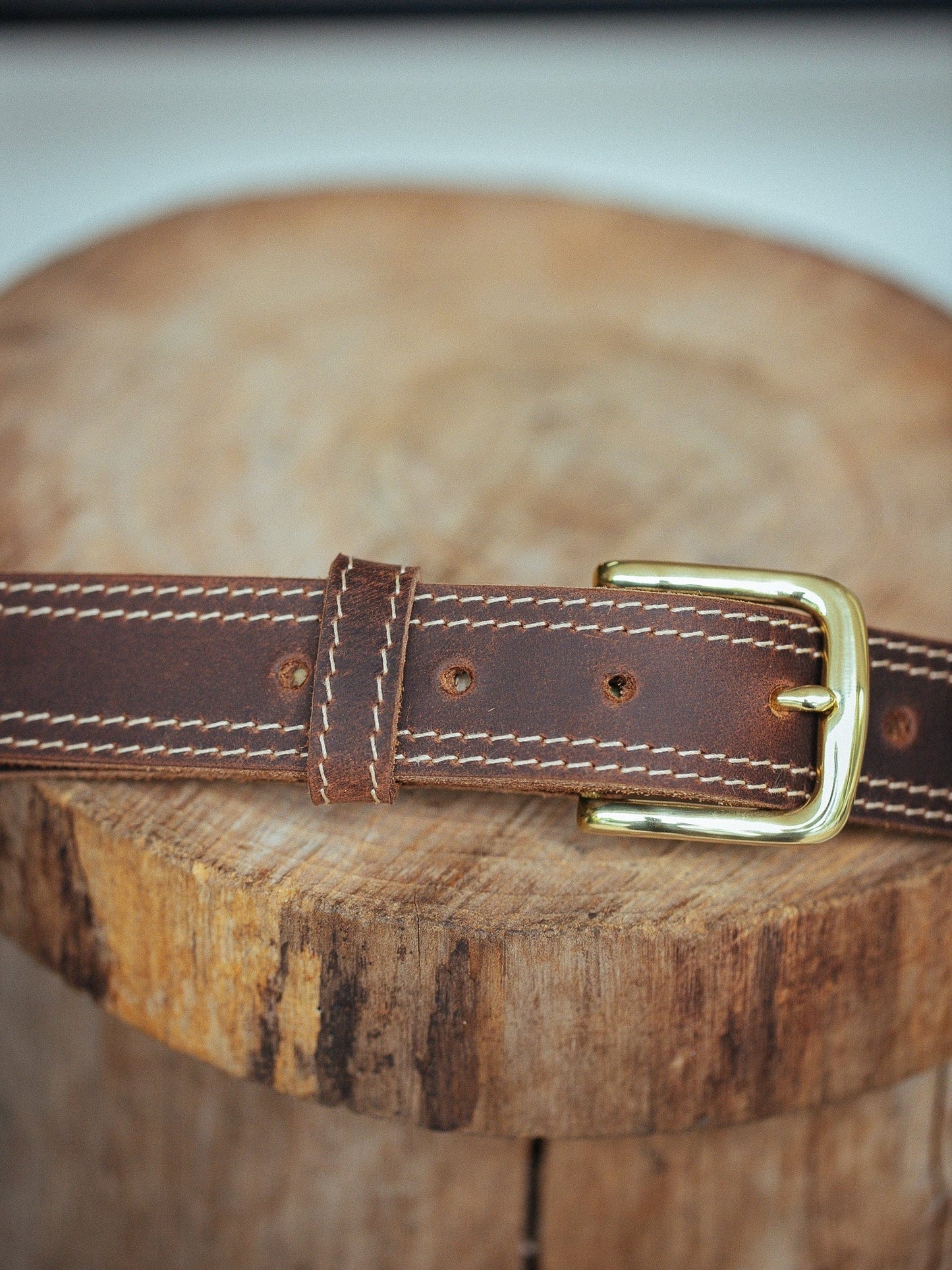 The Real McCaul Leathergoods Belts The Frank Heritage Belt - 32mm Australian Made Australian Owned Australian Made Solid Leather Full Grain Dress Belt- Black