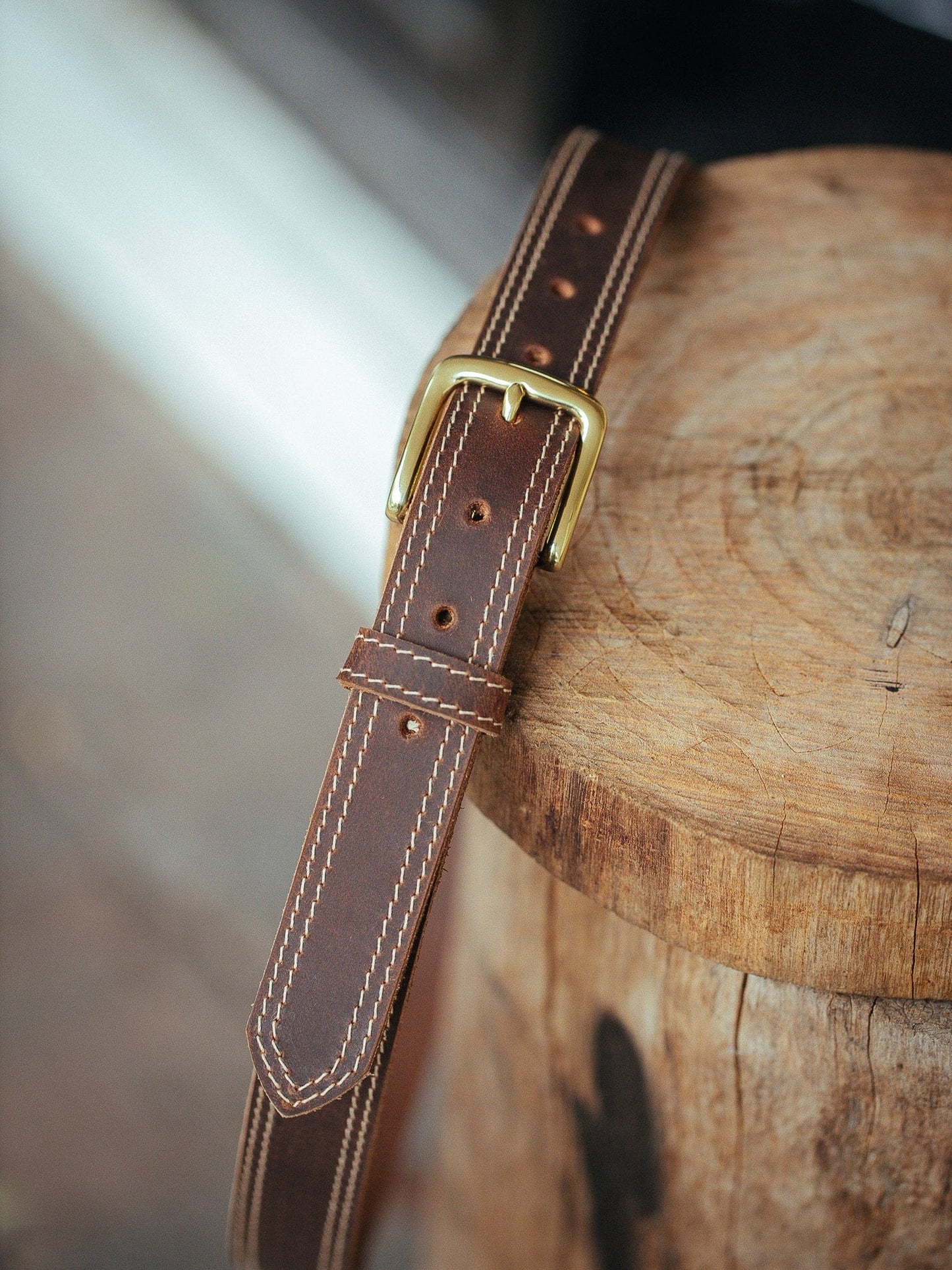 The Real McCaul Leathergoods Belts The Frank Heritage Belt - 32mm Australian Made Australian Owned Australian Made Solid Leather Full Grain Dress Belt- Black