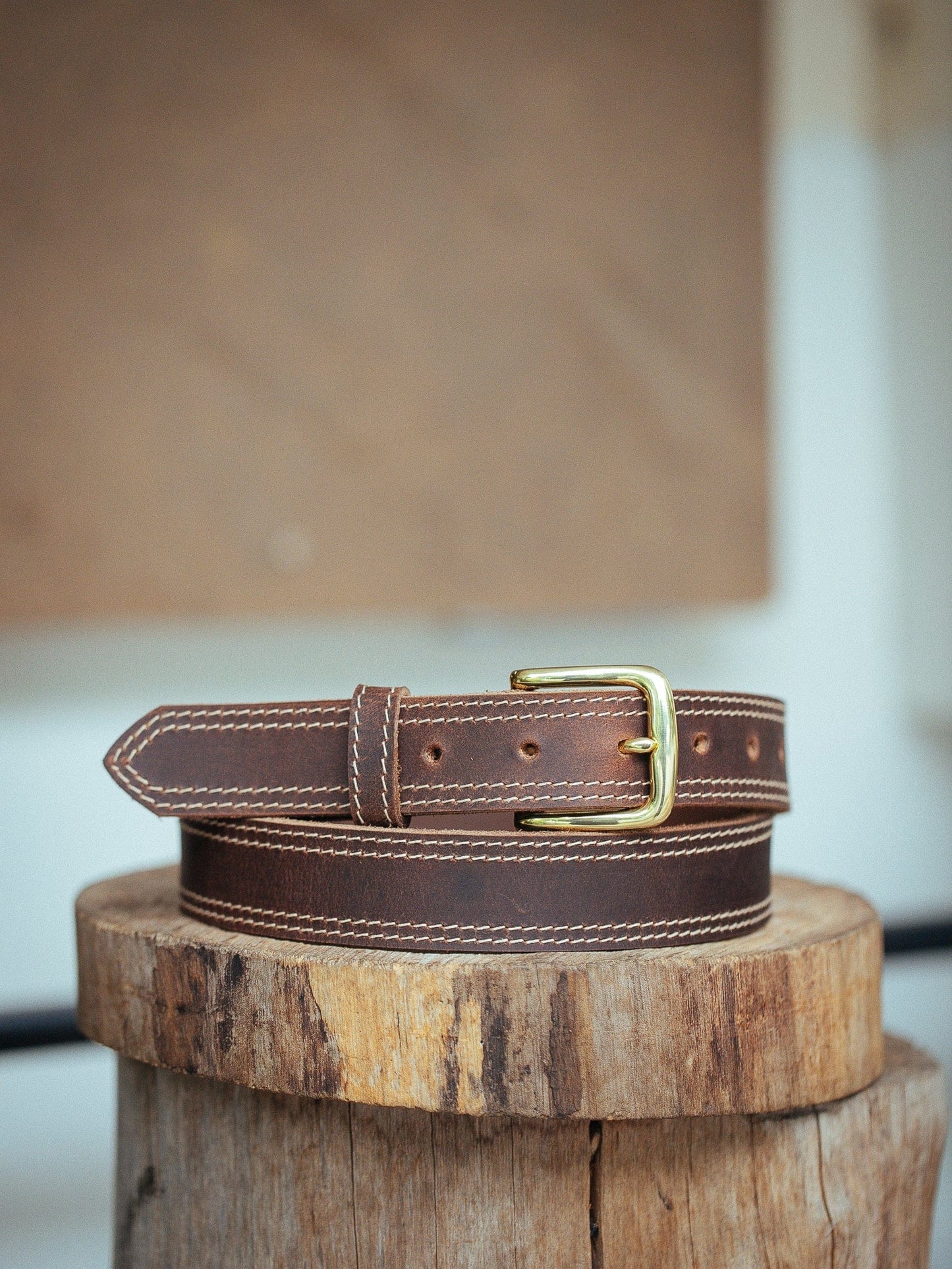 The Real McCaul Leathergoods Belts The Frank Heritage Belt - 32mm Australian Made Australian Owned Australian Made Solid Leather Full Grain Dress Belt- Black