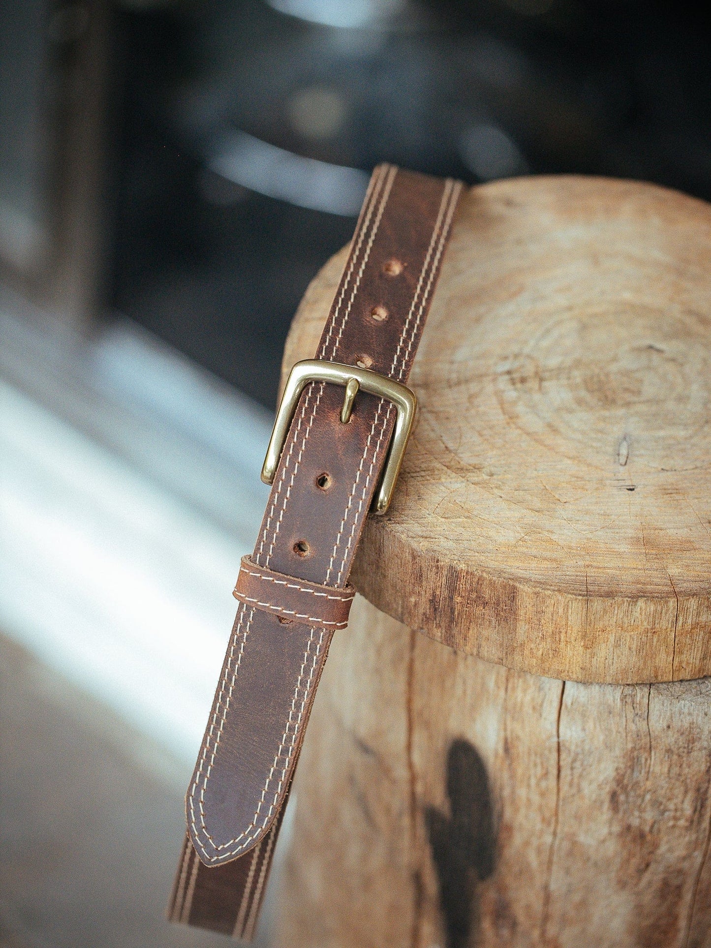The Real McCaul Leathergoods Belts The Frank Heritage Belt - 35mm Australian Made Australian Owned Australian Made Solid Leather Full Grain Dress Belt- Black