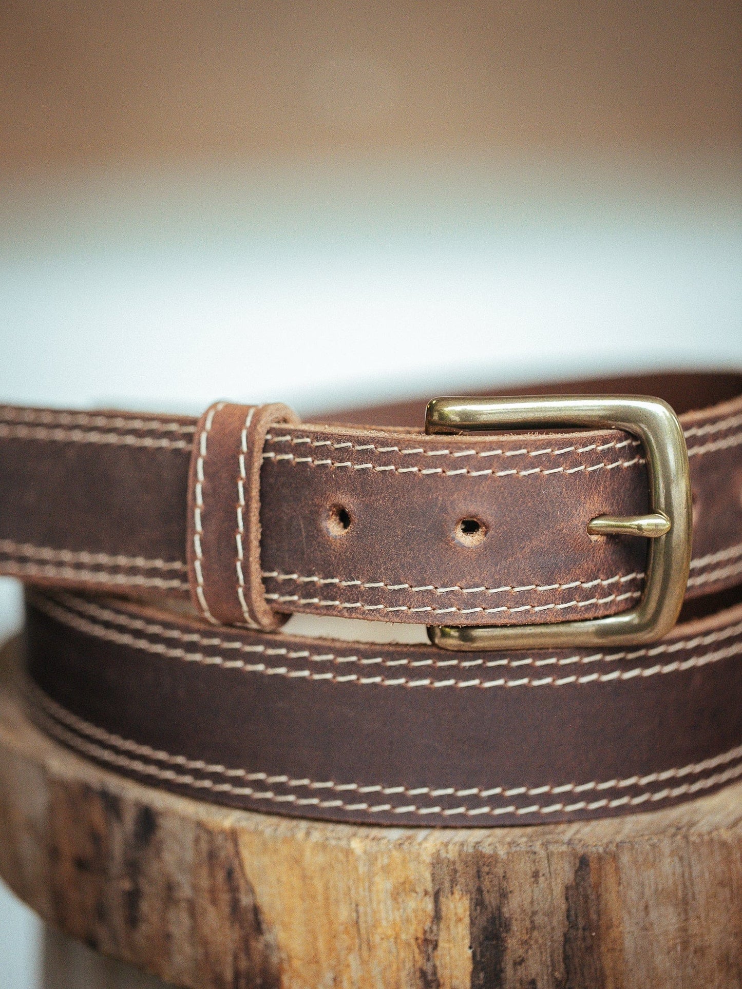 The Real McCaul Leathergoods Belts The Frank Heritage Belt - 35mm Australian Made Australian Owned Australian Made Solid Leather Full Grain Dress Belt- Black