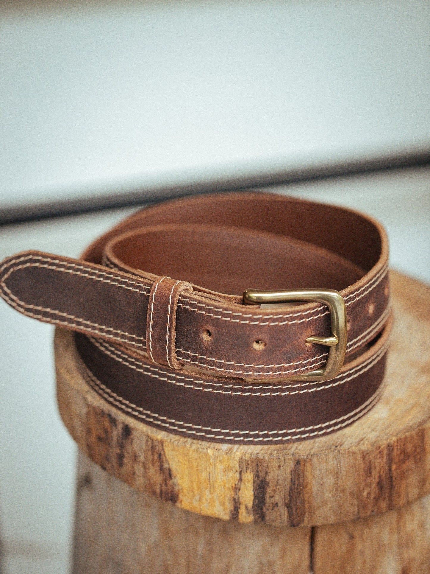 The Real McCaul Leathergoods Belts The Frank Heritage Belt - 35mm Australian Made Australian Owned Australian Made Solid Leather Full Grain Dress Belt- Black