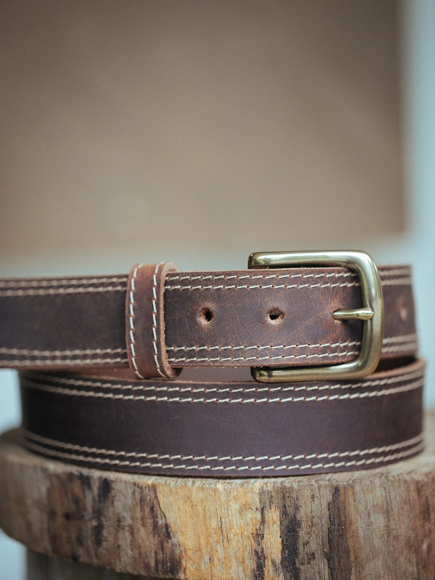 The Real McCaul Leathergoods Belts The Frank Heritage Belt - 35mm Australian Made Australian Owned Australian Made Solid Leather Full Grain Dress Belt- Black