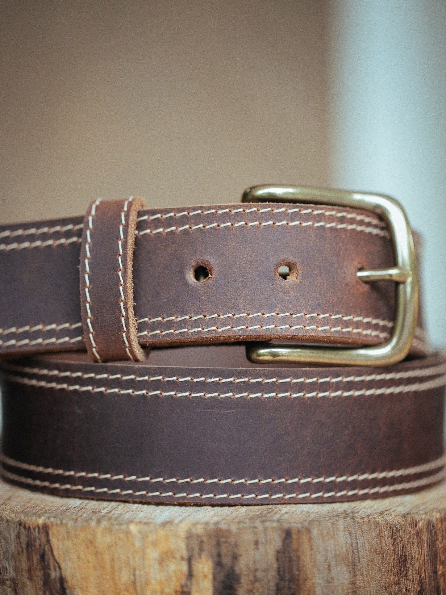 The Real McCaul Leathergoods Belts The Frank Heritage Belt - 38mm Australian Made Australian Owned Australian Made Solid Leather Full Grain Dress Belt- Black