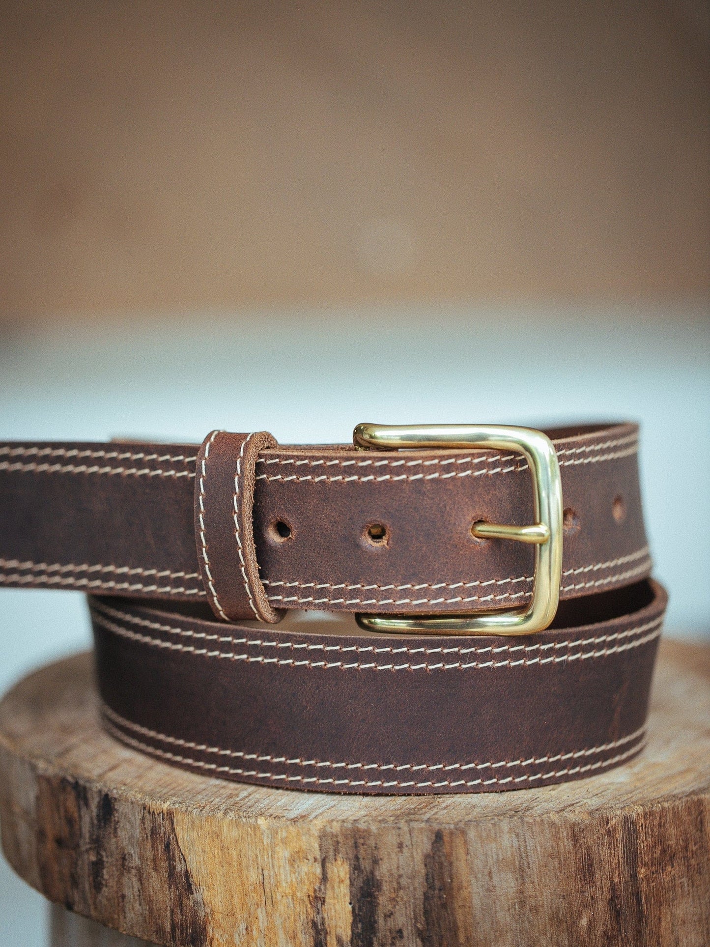 The Real McCaul Leathergoods Belts The Frank Heritage Belt - 38mm Australian Made Australian Owned Australian Made Solid Leather Full Grain Dress Belt- Black