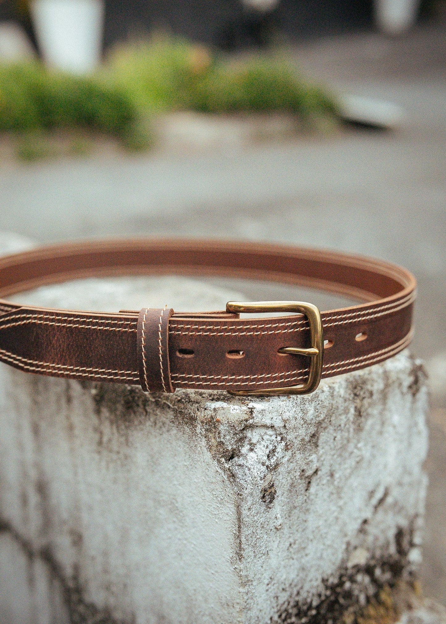 The Real McCaul Leathergoods Belts The Frank Heritage Belt - 38mm Australian Made Australian Owned Australian Made Solid Leather Full Grain Dress Belt- Black