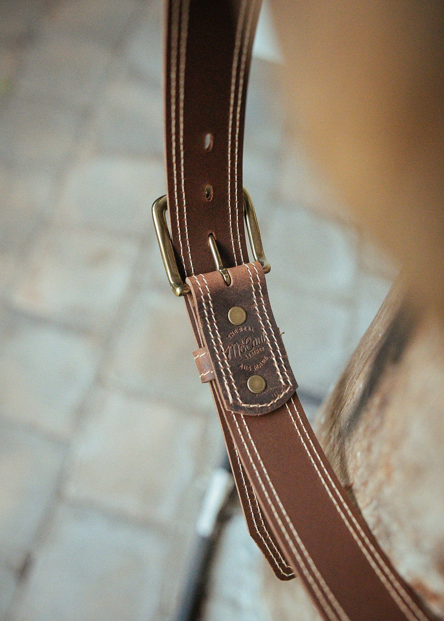 The Real McCaul Leathergoods Belts The Frank Heritage Belt - 38mm Australian Made Australian Owned Australian Made Solid Leather Full Grain Dress Belt- Black