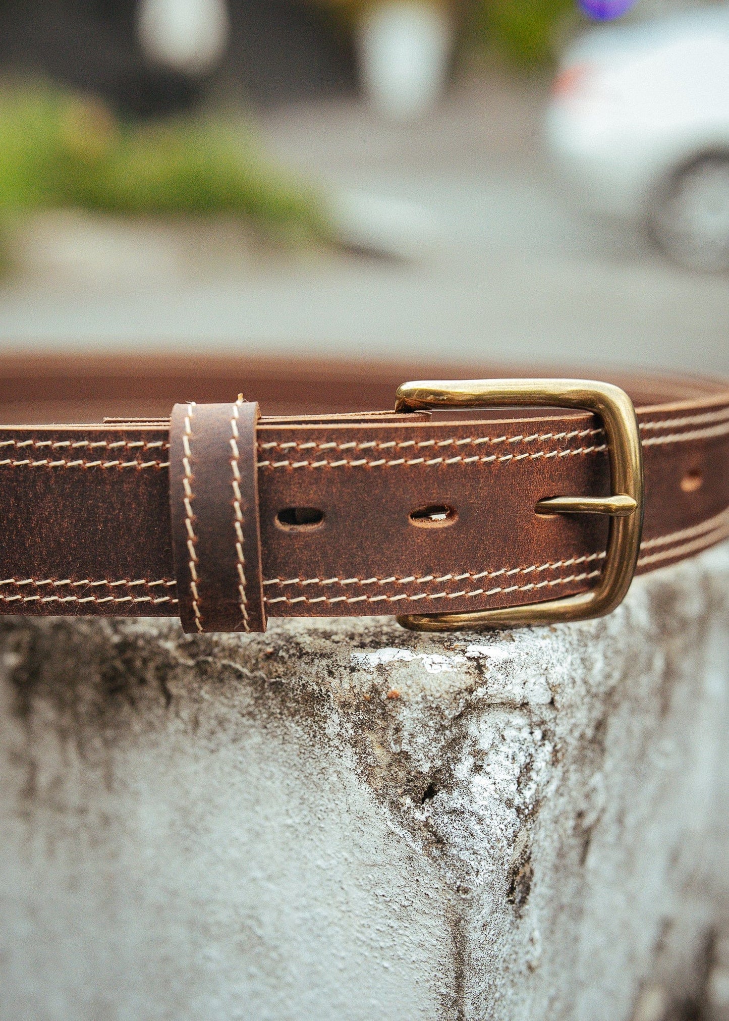 The Real McCaul Leathergoods Belts The Frank Heritage Belt - 38mm Australian Made Australian Owned Australian Made Solid Leather Full Grain Dress Belt- Black