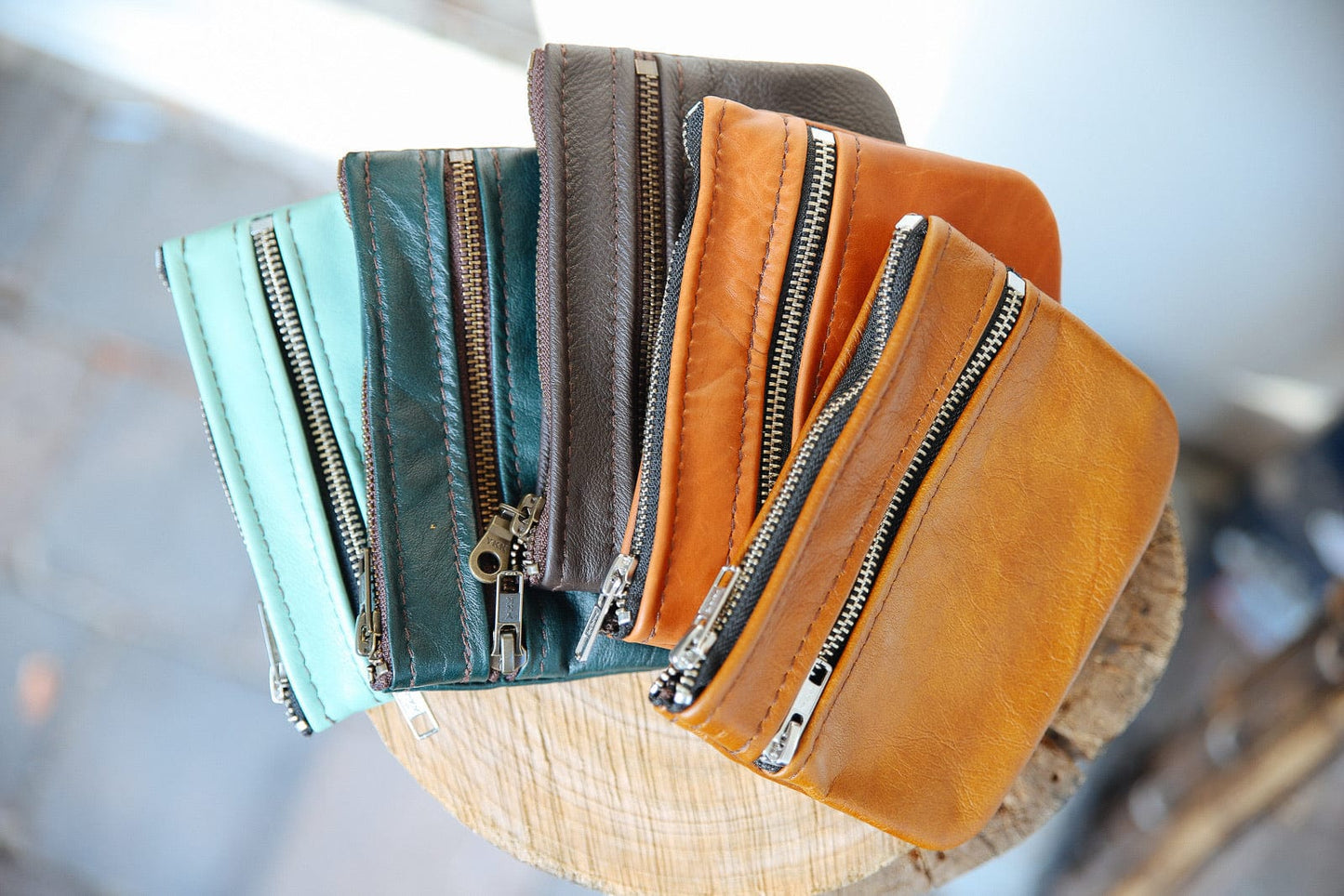 The Real McCaul Leathergoods Purses Paula Purse - Kangaroo Australian Made Australian Owned
