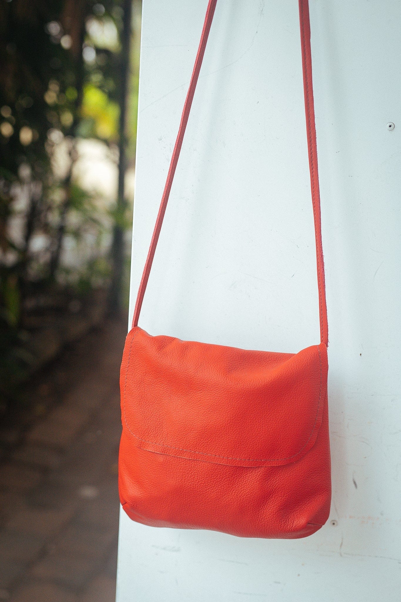 The Real McCaul Leathergoods Shoulder Bags Red The Jess CrossBody Bag - Cowhide Australian Made Australian Owned Australian Made Cross-Body Leather Bag