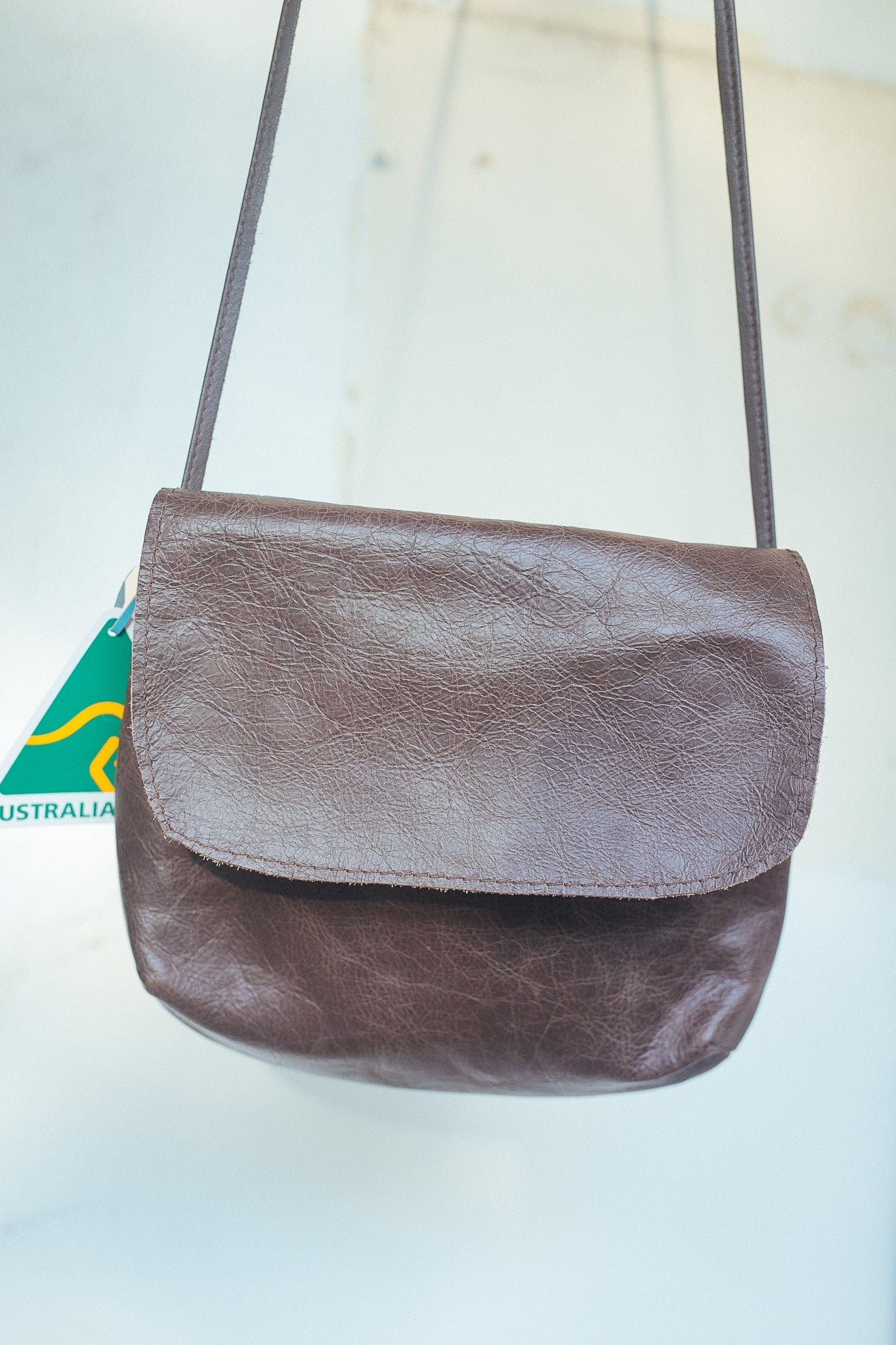 The Real McCaul Leathergoods Shoulder Bags The Jess CrossBody Bag - Cowhide Australian Made Australian Owned Australian Made Cross-Body Leather Bag