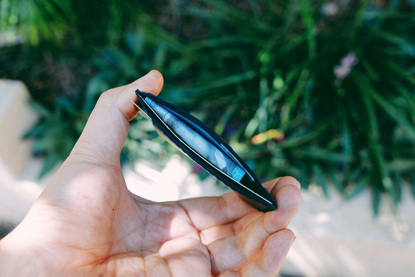 The Real McCaul Leathergoods Wallet Card Holder- 3 Pocket Australian Made Australian Owned Leather Card Holder Wallet- 3 Pocket Made in Australia