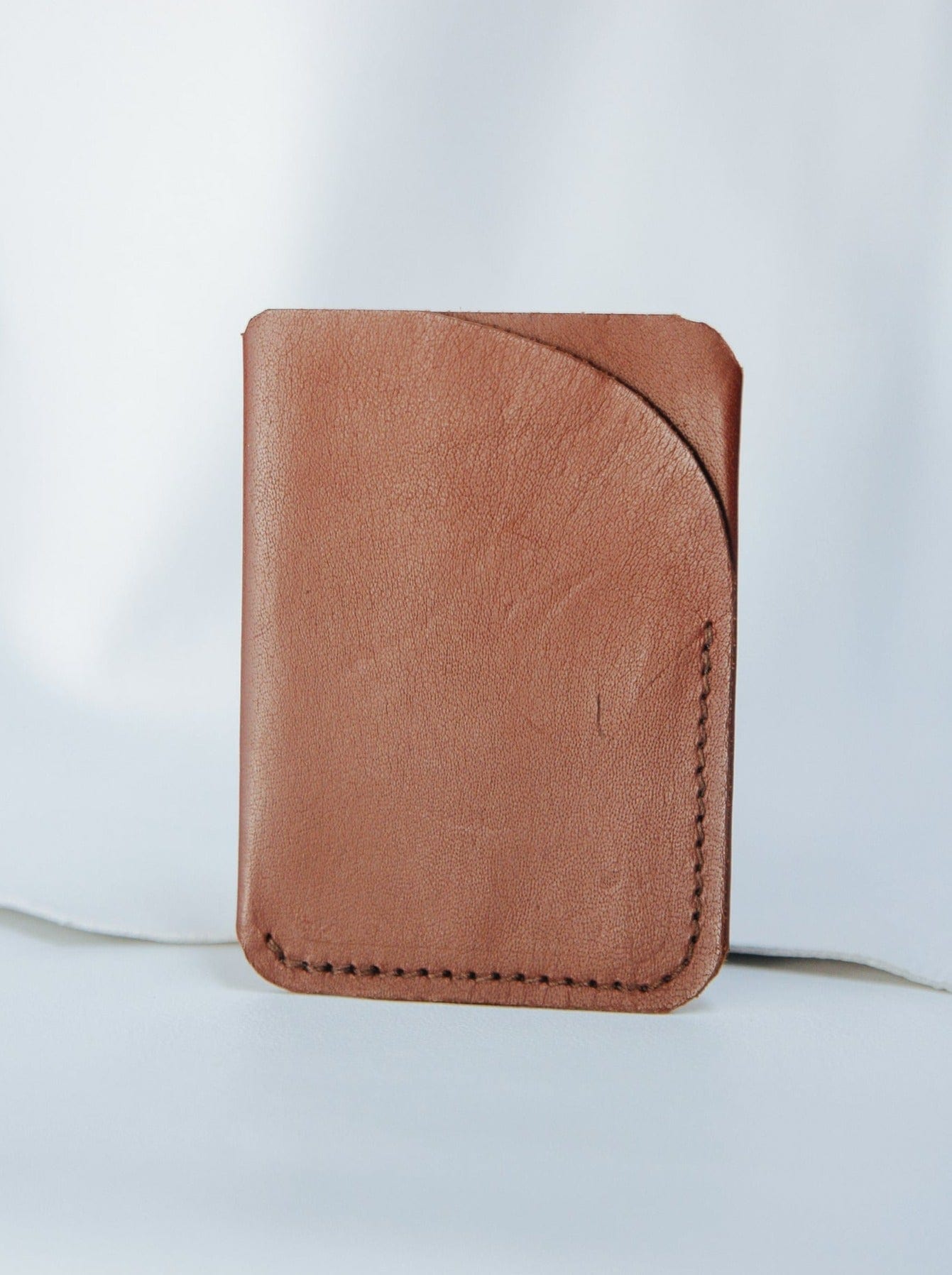 The Real McCaul Leathergoods Wallet Mid-Brown Steven Card Holder Australian Made Australian Owned