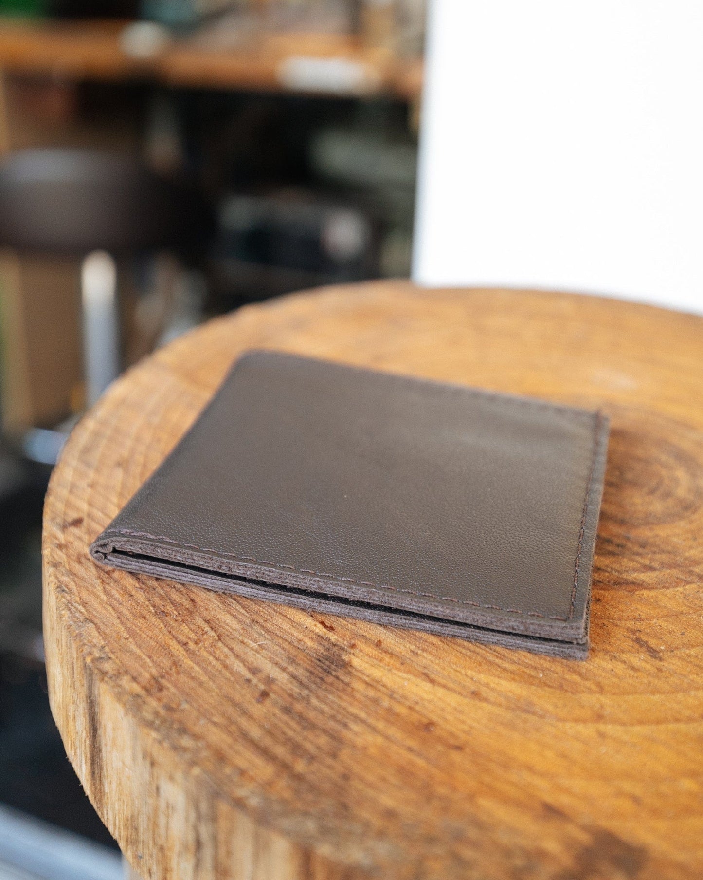 The Real McCaul Leathergoods Wallet Small Bifold Wallet - Cowhide Australian Made Australian Owned Small Bi-Fold Leather Wallet Australian Made