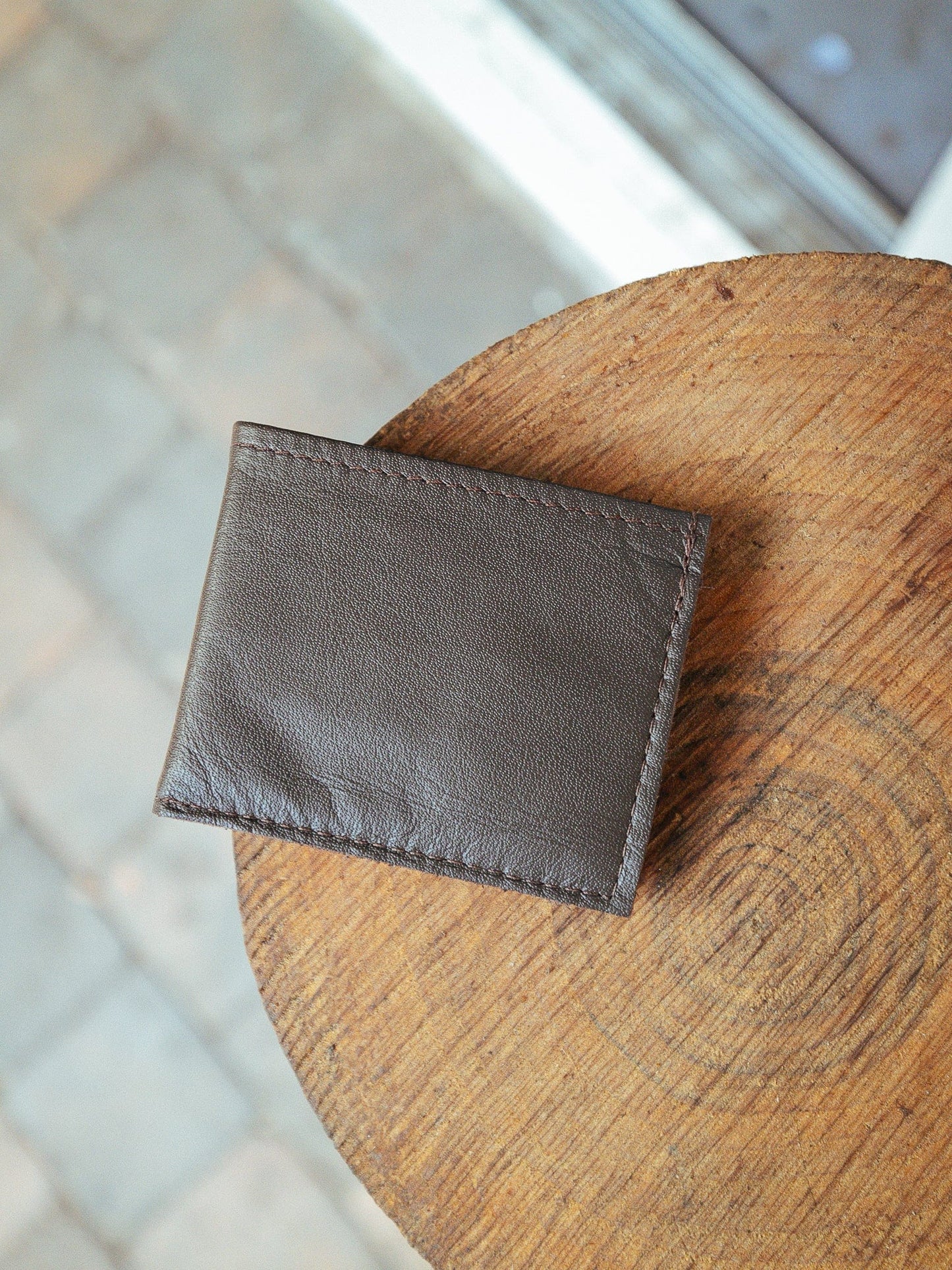 The Real McCaul Leathergoods Wallet Small Bifold Wallet - Cowhide Australian Made Australian Owned Small Bi-Fold Leather Wallet Australian Made