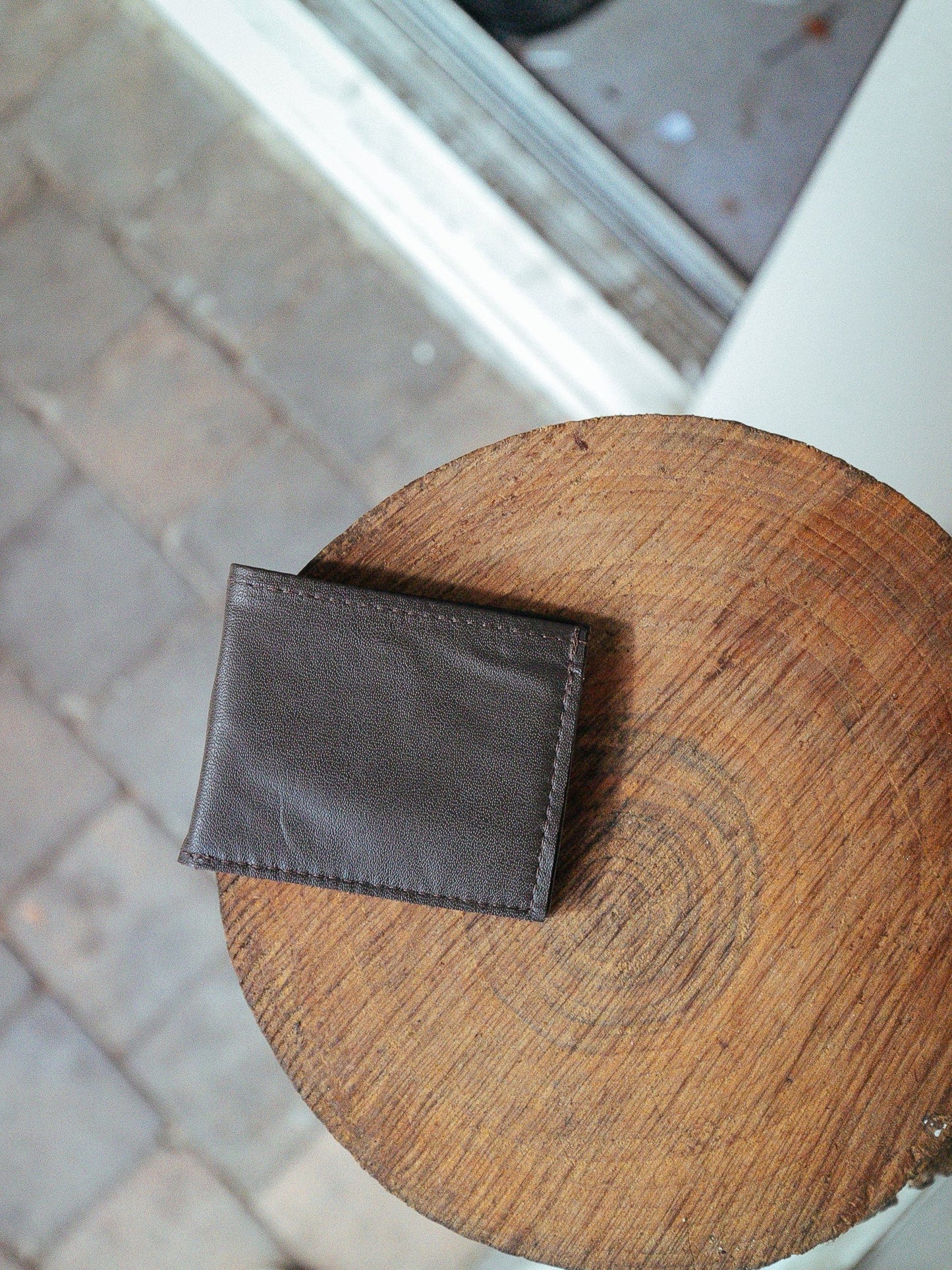 The Real McCaul Leathergoods Wallet Small Bifold Wallet - Cowhide Australian Made Australian Owned Small Bi-Fold Leather Wallet Australian Made
