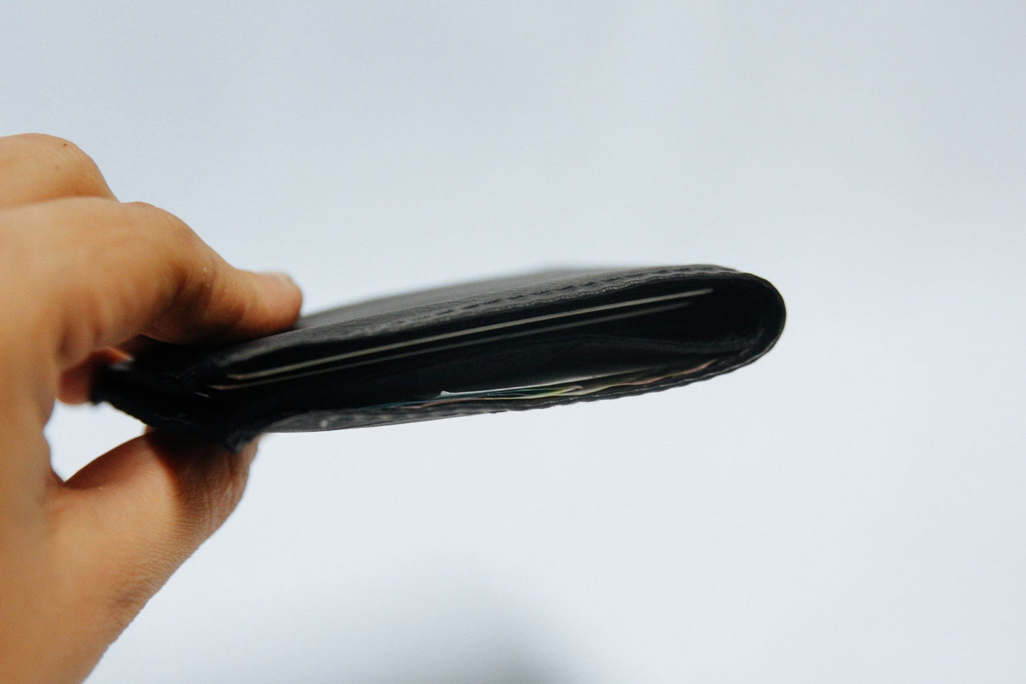 The Real McCaul Leathergoods Wallet Small Bifold Wallet with Window - Premium Kangaroo Australian Made Australian Owned