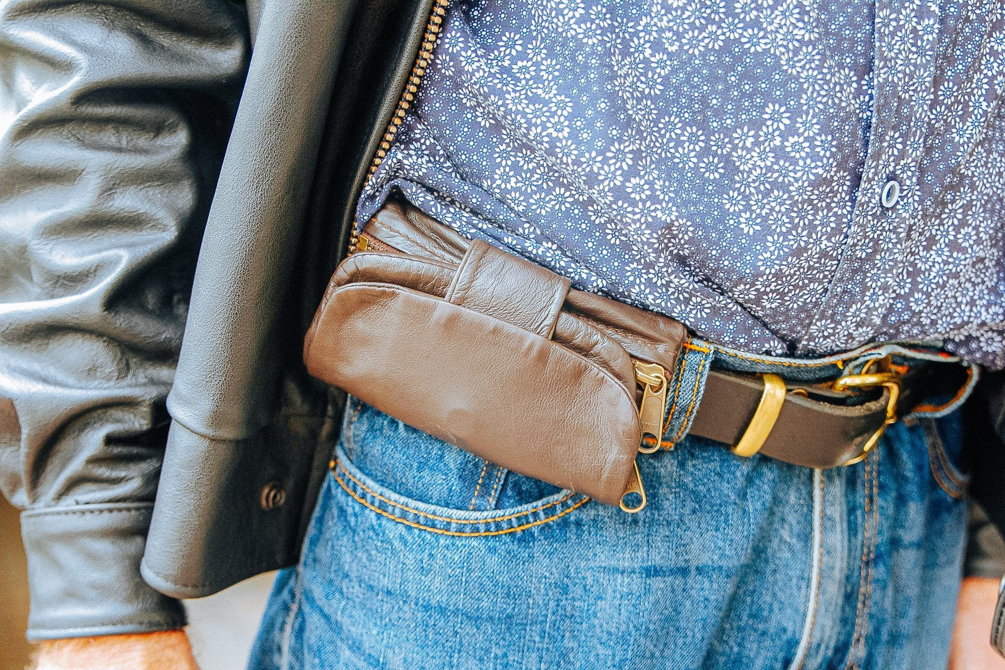 The Real McCaul Multi-Wallet Multi Wallet Belt Pouch (Kangaroo) Australian Made Australian Owned Australian Made Leather Multi-Wallet Travel Belt Pouch (Kangaroo)