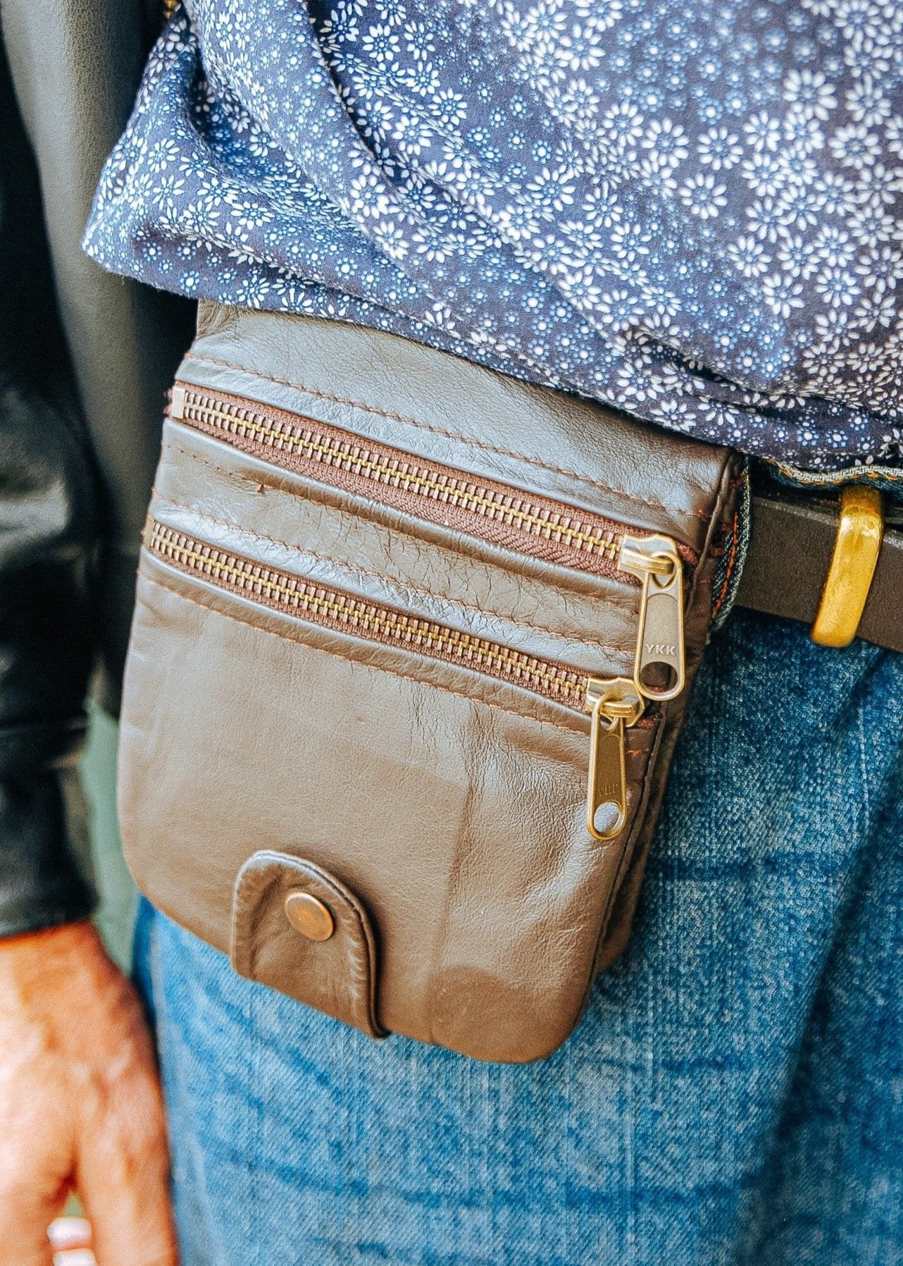 The Real McCaul Multi-Wallet Multi Wallet Belt Pouch (Kangaroo) Australian Made Australian Owned Australian Made Leather Multi-Wallet Travel Belt Pouch (Kangaroo)