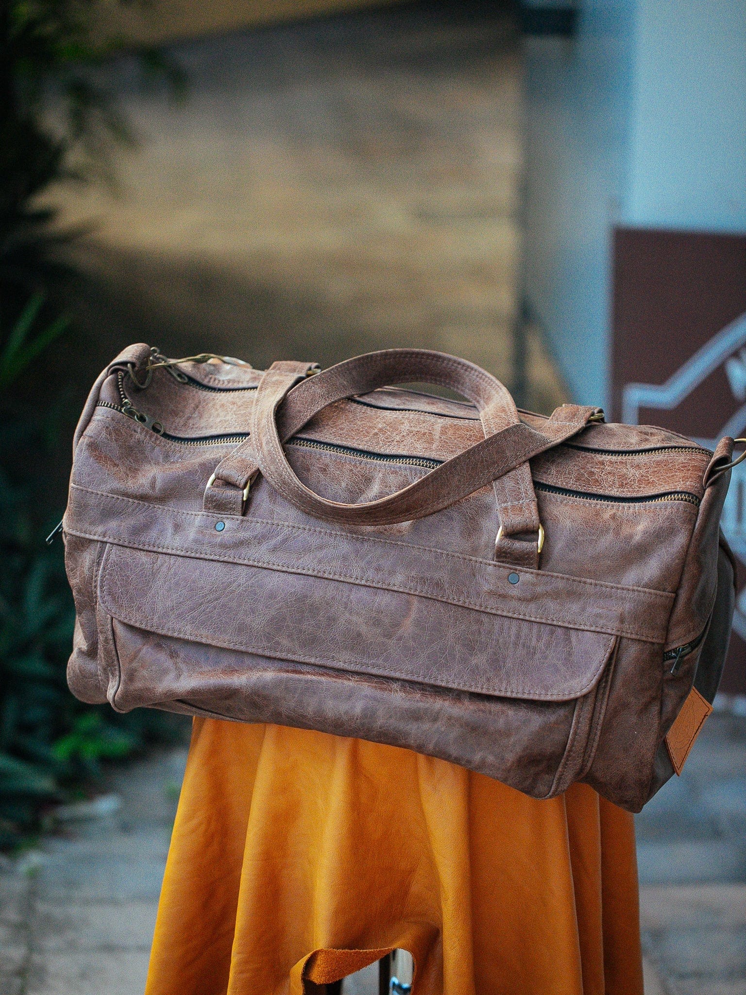 Large Overnight Travel Duffel Bag Leather Made in Australia – The