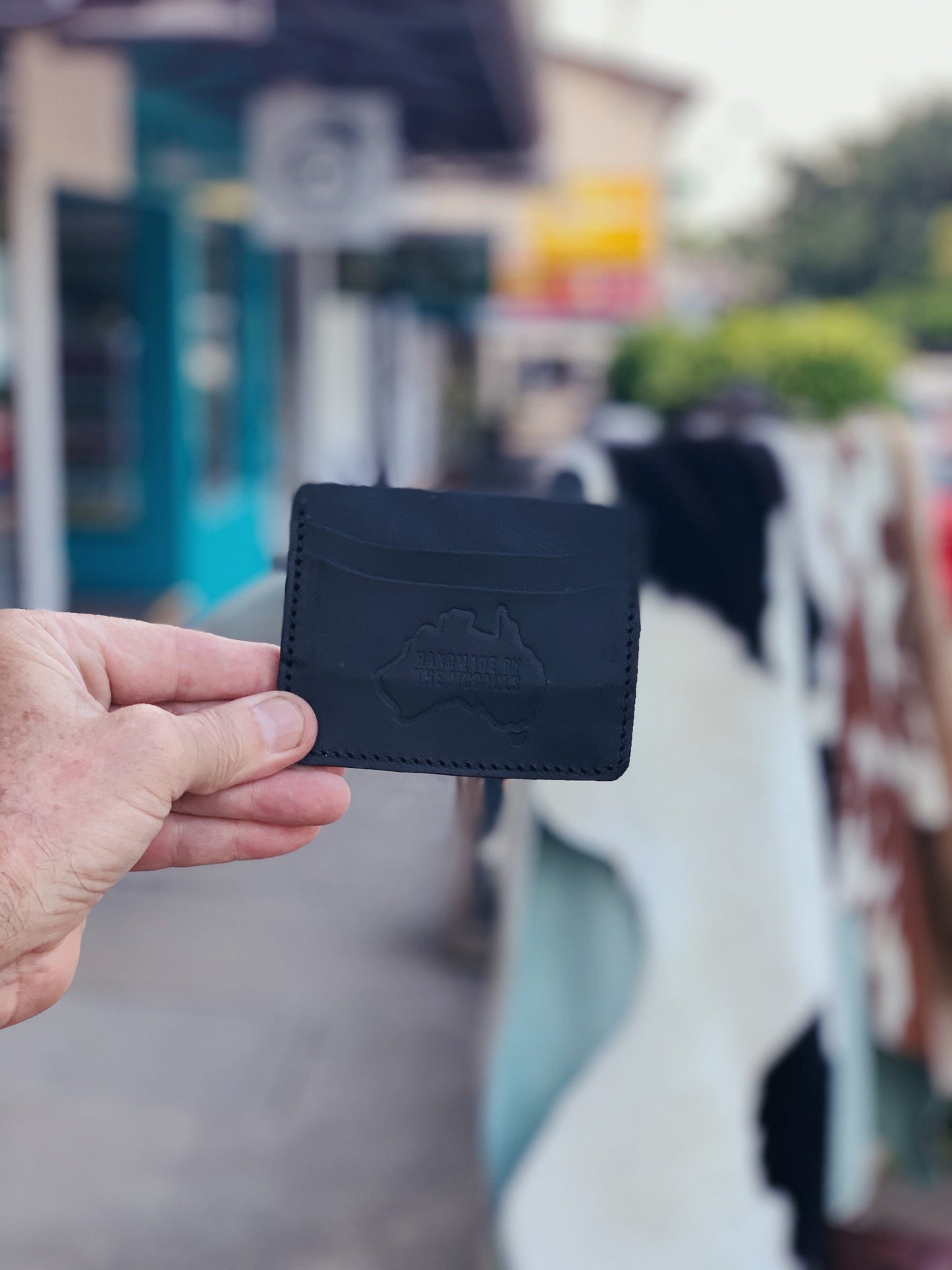 The Real McCaul Wallet Card Holder- 6 Pocket Australian Made Australian Owned Card Holder Kangaroo Leather Wallet- 6 Pocket Made In Australia
