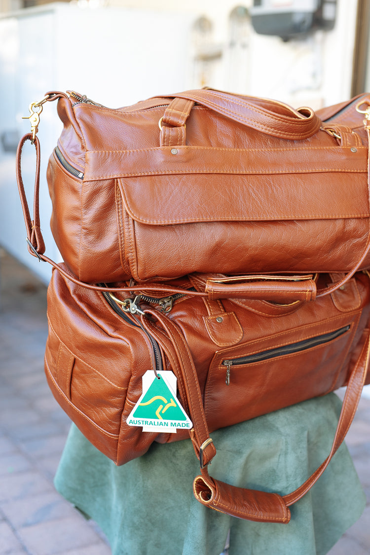 Australian Made Genuine Travel & Work Bags – The Real McCaul Leathergoods