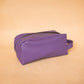 The Real McCaul Apparel & Accessories Toiletry Bathroom Washbag - Kangaroo - Purple Australian Made Australian Owned Toiletry Bathroom Washbag - Kangaroo - Purple