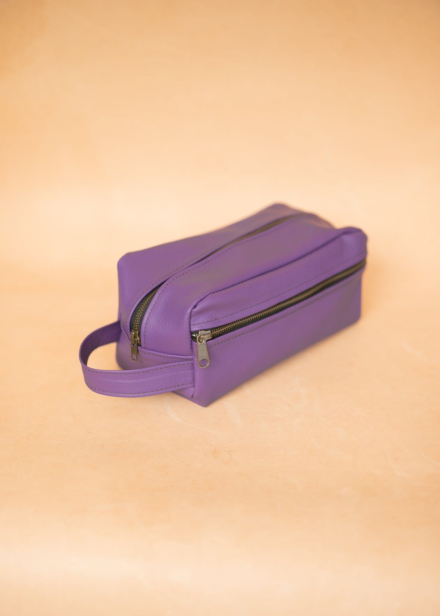 The Real McCaul Apparel & Accessories Toiletry Bathroom Washbag - Kangaroo - Purple Australian Made Australian Owned Toiletry Bathroom Washbag - Kangaroo - Purple