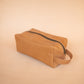 The Real McCaul Apparel & Accessories Toiletry Bathroom Washbag - Kangaroo - Tan Australian Made Australian Owned Toiletry Bathroom Washbag - Kangaroo - Tan