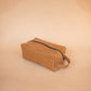 The Real McCaul Apparel & Accessories Toiletry Bathroom Washbag - Kangaroo - Tan Australian Made Australian Owned Toiletry Bathroom Washbag - Kangaroo - Tan
