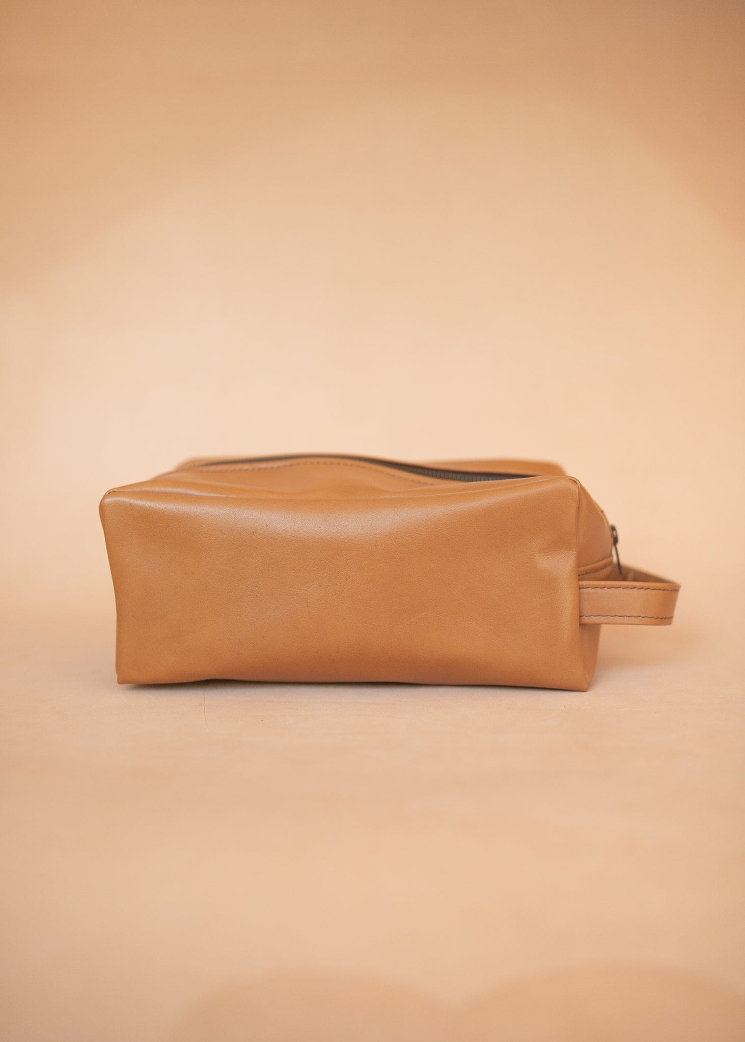 The Real McCaul Apparel & Accessories Toiletry Bathroom Washbag - Kangaroo - Tan Australian Made Australian Owned Toiletry Bathroom Washbag - Kangaroo - Tan