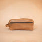 The Real McCaul Apparel & Accessories Toiletry Bathroom Washbag - Kangaroo - Tan Australian Made Australian Owned Toiletry Bathroom Washbag - Kangaroo - Tan