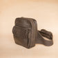 The Real McCaul Back Packs Crossover Backpack Sling Bag - Cowhide - Mottle Brown Australian Made Australian Owned Leather ManBag Crossover Backpack Australian Made