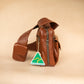 The Real McCaul Back Packs Crossover Backpack Sling Bag - Cowhide - Rust Australian Made Australian Owned Leather ManBag Crossover Backpack Australian Made