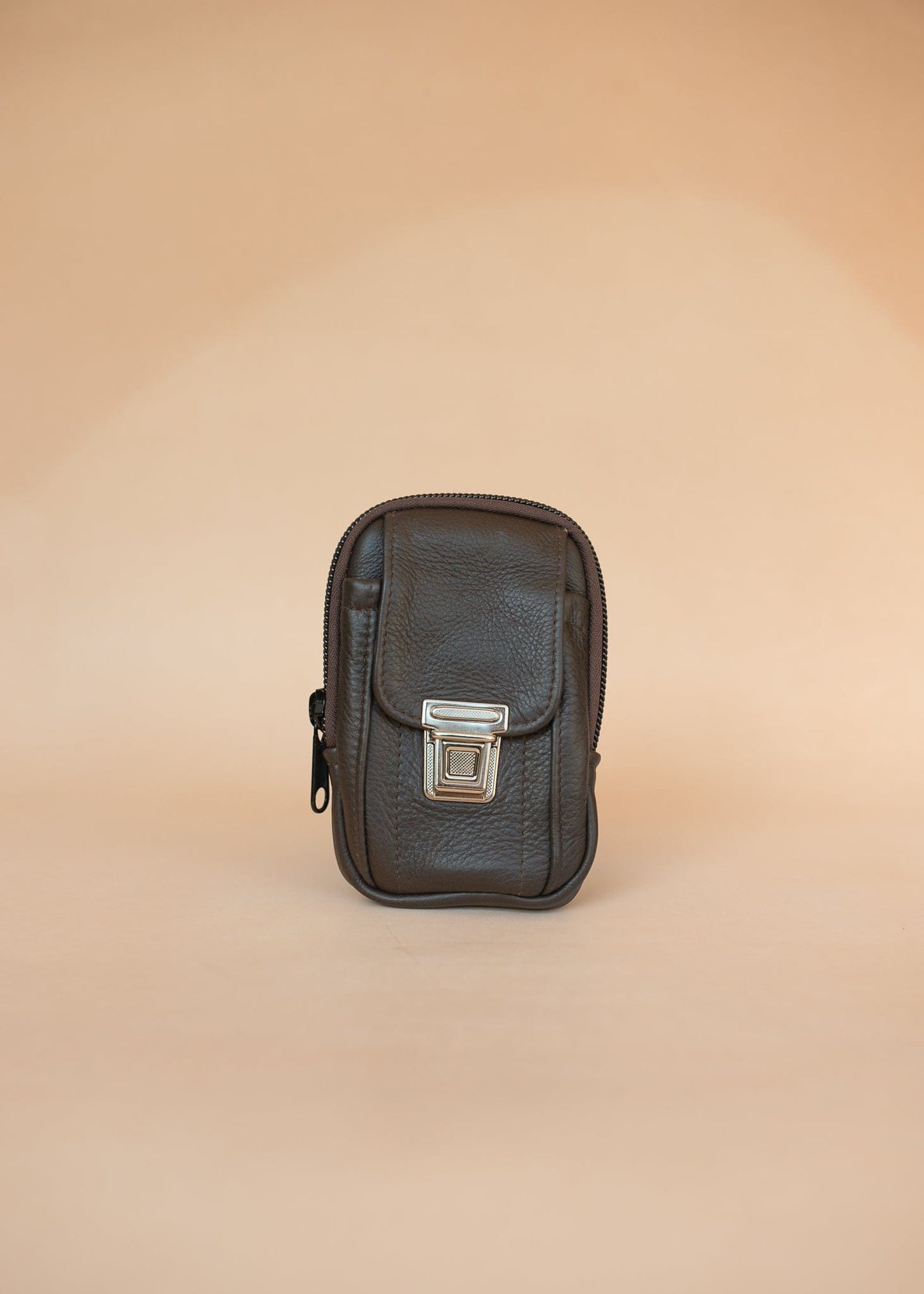 The Real McCaul Back Packs Dark Brown The Paul Utility Belt Pouch Bag Australian Made Australian Owned Leather ManBag Belt Pouch Phone Wallet Pouch Australian Made