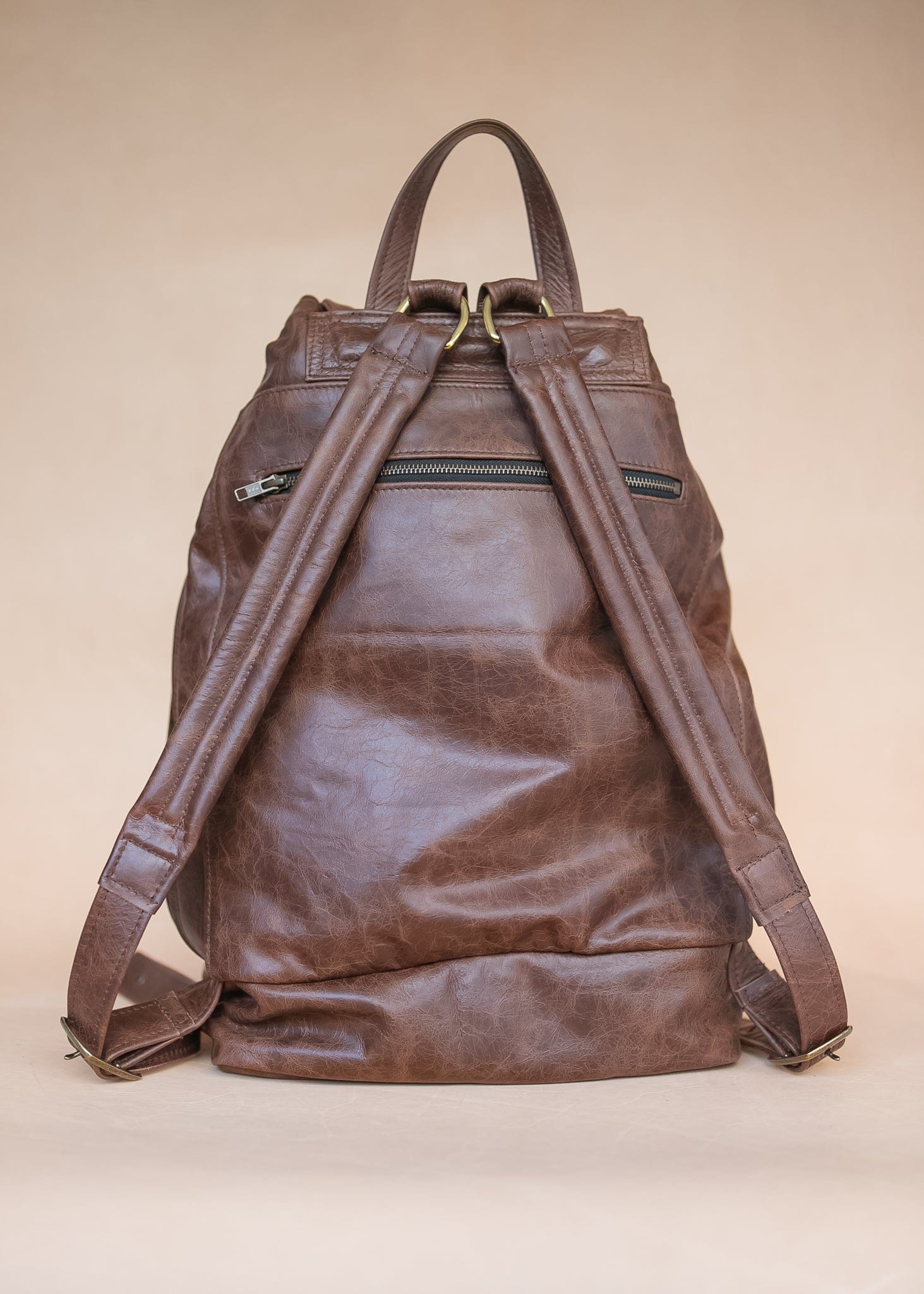 Leather Laptop/Travel Backpack Handmade in Australia- Kangaroo & Cowhide Leather – The Real McCaul Leathergoods
