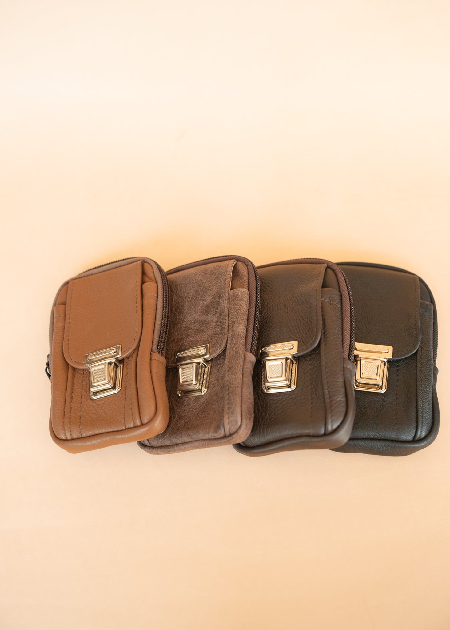The Real McCaul Back Packs The Paul Utility Belt Pouch Bag Australian Made Australian Owned Leather ManBag Belt Pouch Phone Wallet Pouch Australian Made