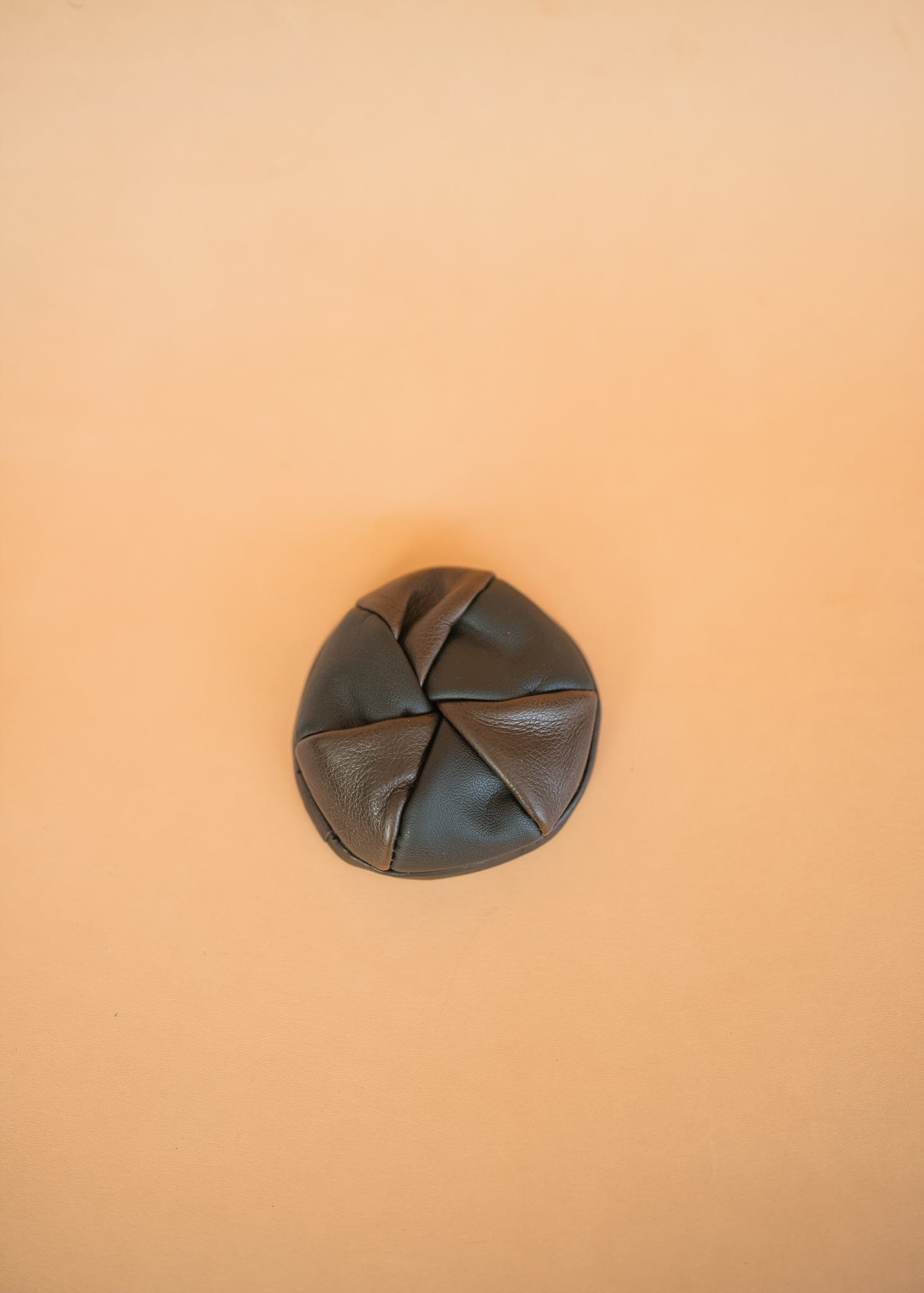 The Real McCaul Coin Purse Black/Brown Twist Coin Pouch Australian Made Australian Owned Twist Coin Pouch - MADE IN AUSTRALIA - Kangaroo & Cowhide Genuine Leather