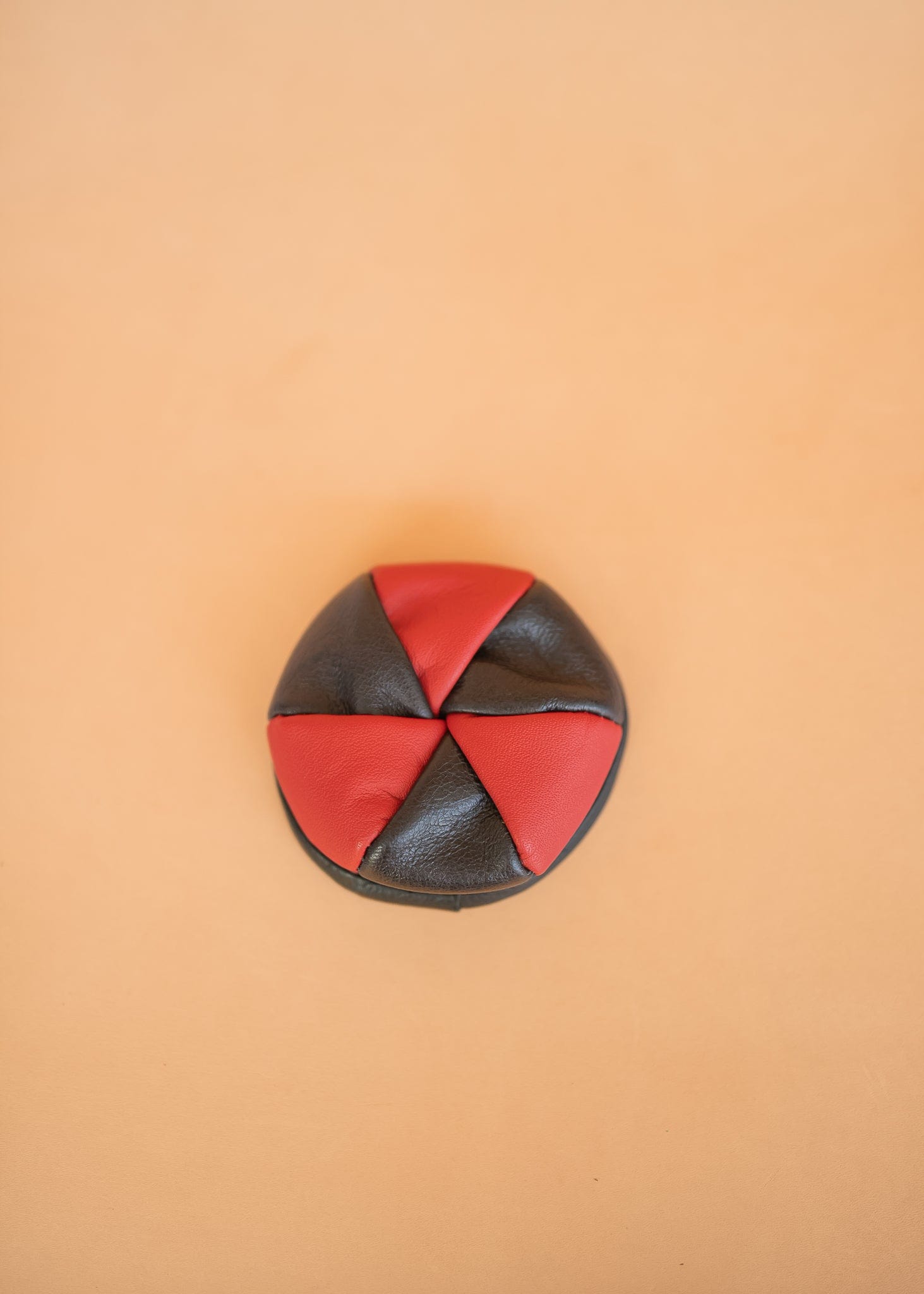 The Real McCaul Coin Purse Black/Red Twist Coin Pouch Australian Made Australian Owned Twist Coin Pouch - MADE IN AUSTRALIA - Kangaroo & Cowhide Genuine Leather