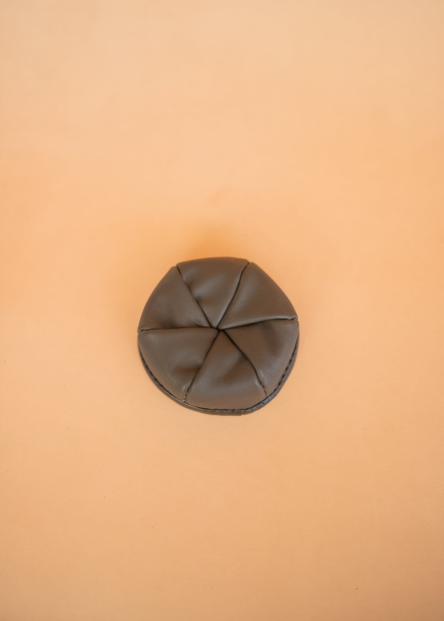 The Real McCaul Coin Purse Dark Brown Twist Coin Pouch Australian Made Australian Owned Twist Coin Pouch - MADE IN AUSTRALIA - Kangaroo & Cowhide Genuine Leather