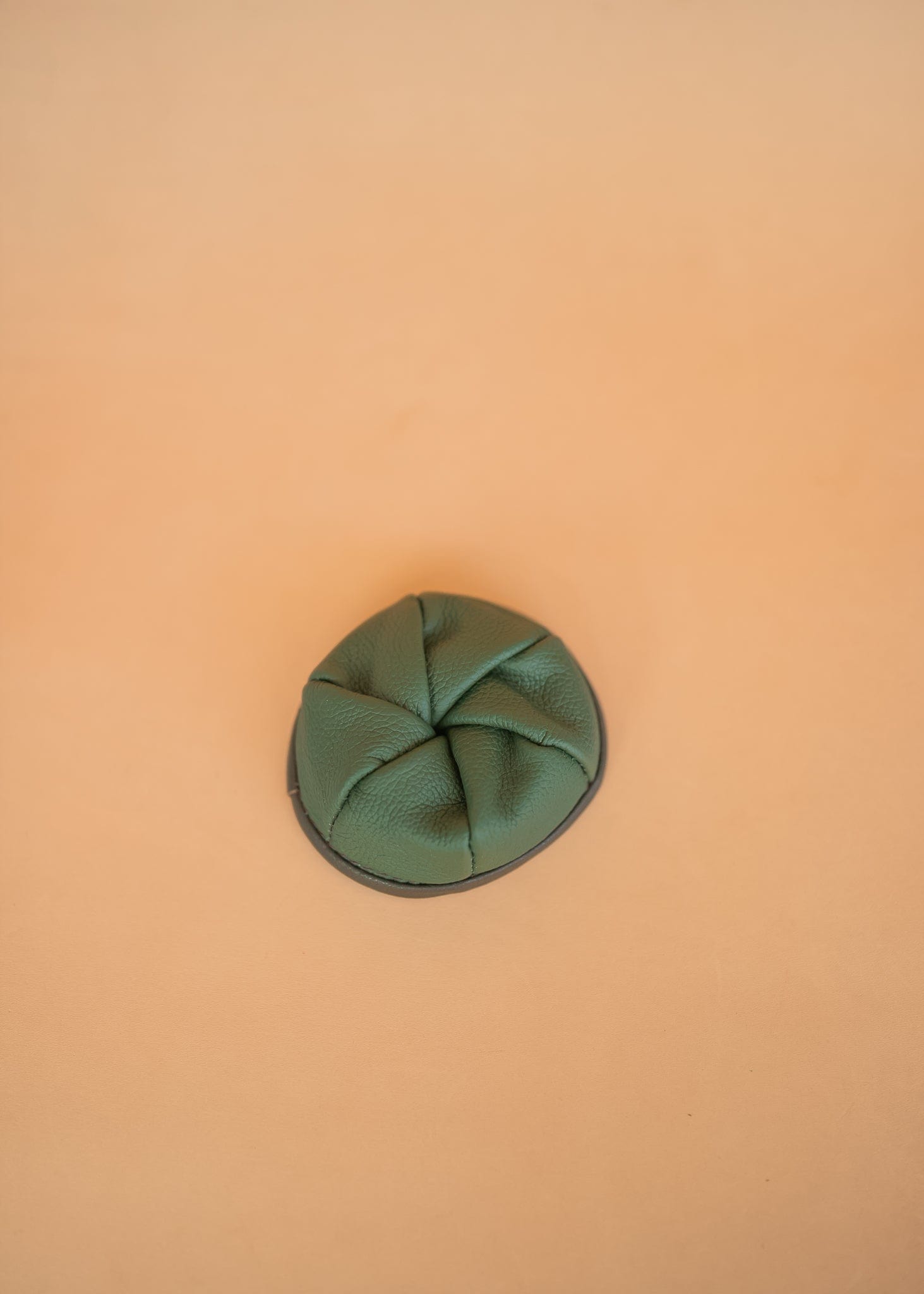 The Real McCaul Coin Purse Green Twist Coin Pouch Australian Made Australian Owned Twist Coin Pouch - MADE IN AUSTRALIA - Kangaroo & Cowhide Genuine Leather