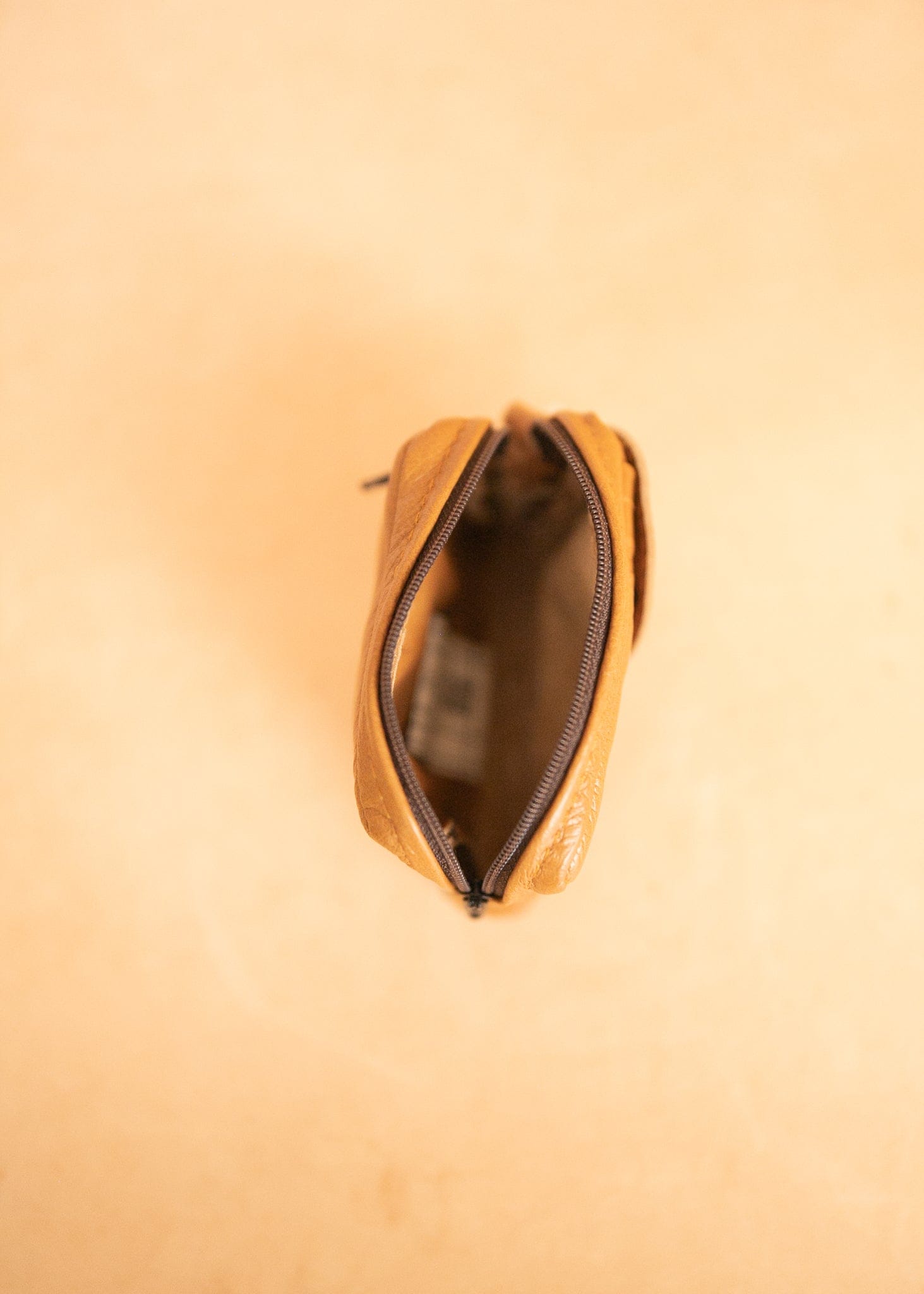 The Real McCaul Coin Purse Key Case Card Holder Wallet - Cowhide Australian Made Australian Owned Tri-Pocket Leather Pouch 