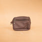 The Real McCaul Coin Purse Key Case Card Holder Wallet - Cowhide Australian Made Australian Owned Tri-Pocket Leather Pouch 